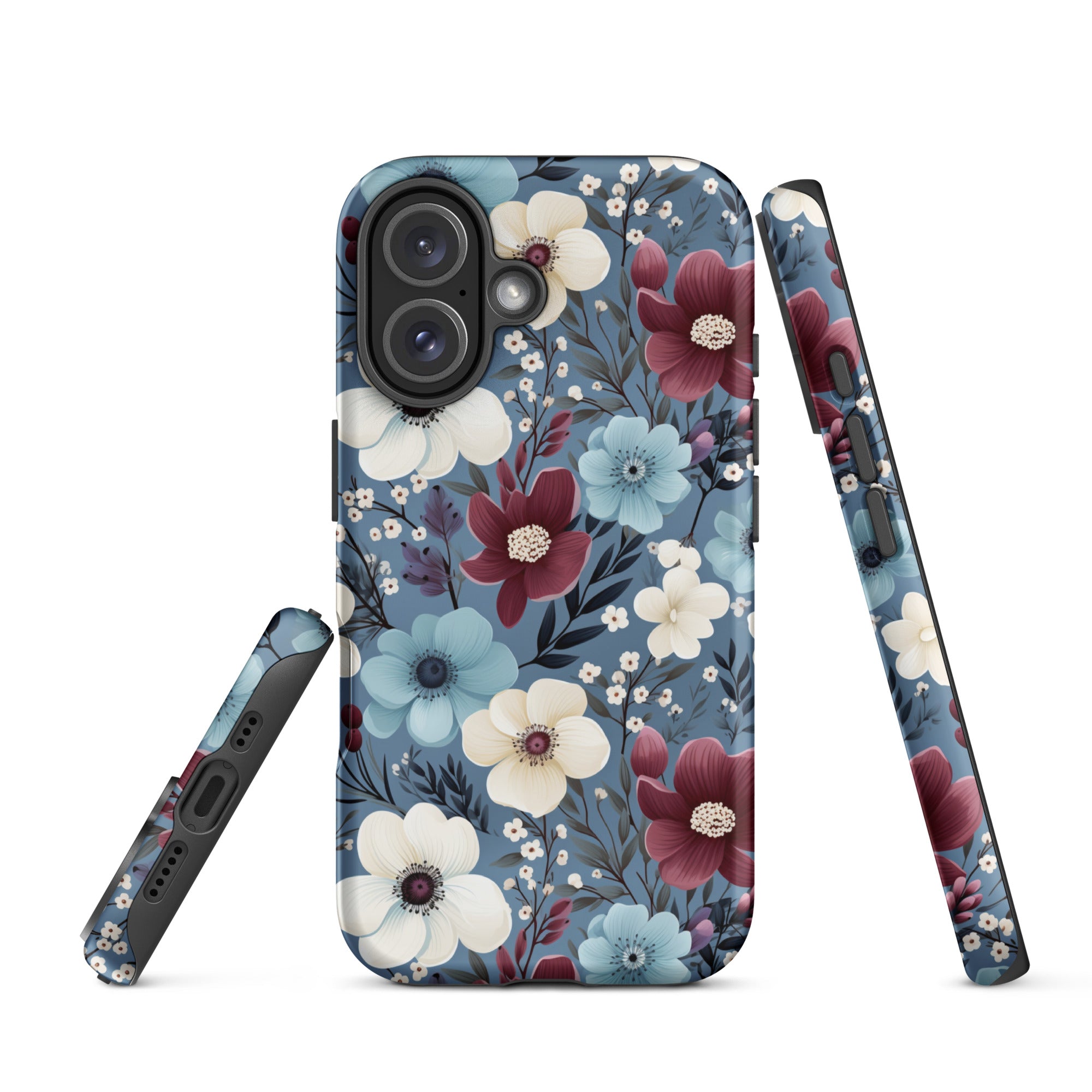 Tough Case for iPhone®- Floral Pattern II