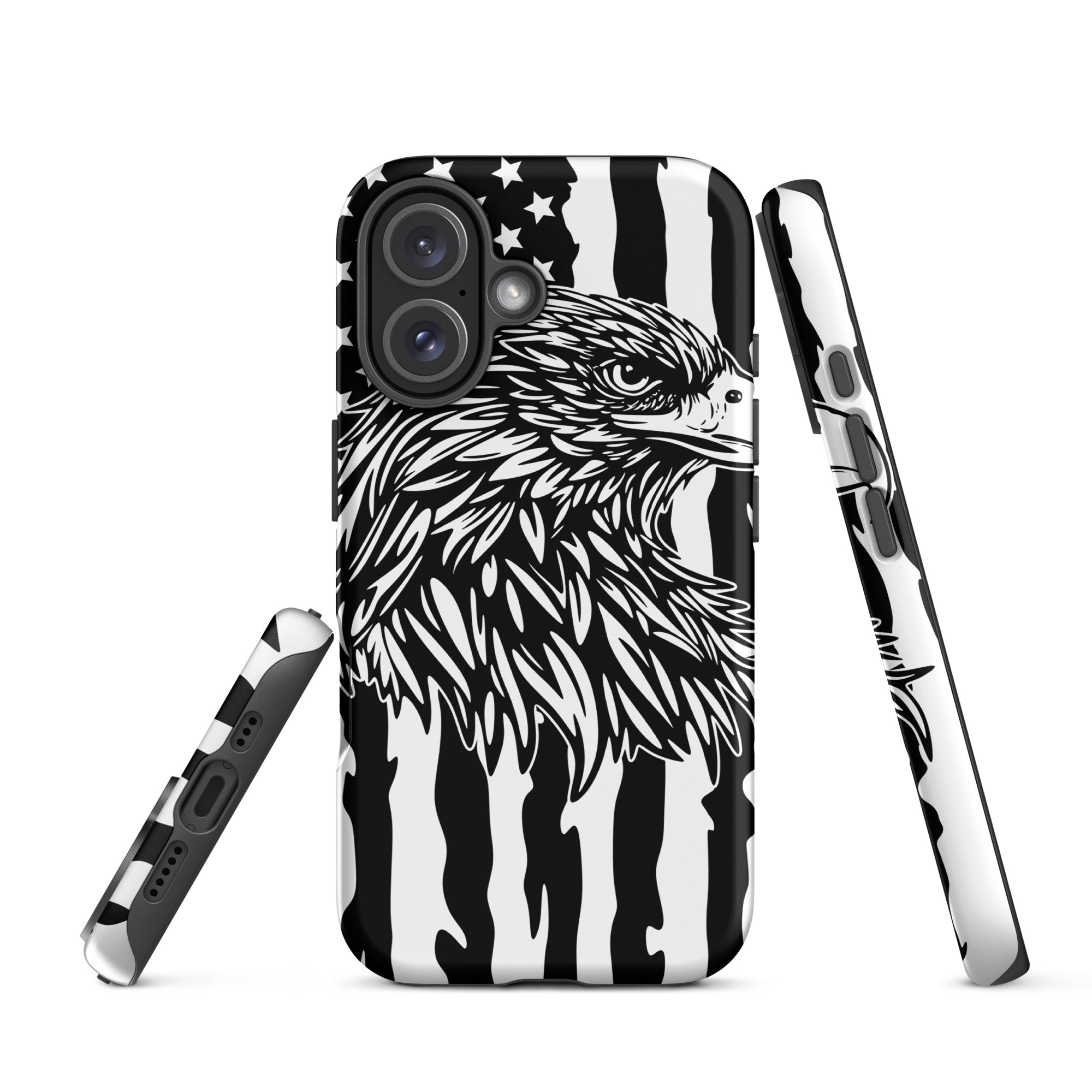 Tough Case for iPhone®- Eagle Mono