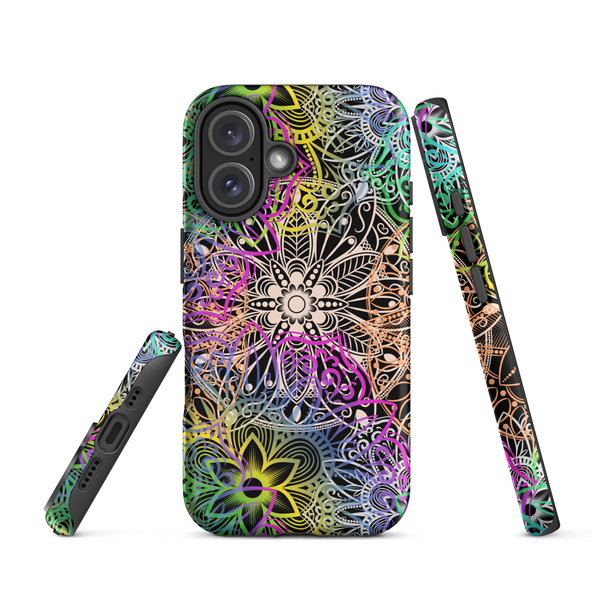 Tough Case for iPhone®- Multicolour Mandala