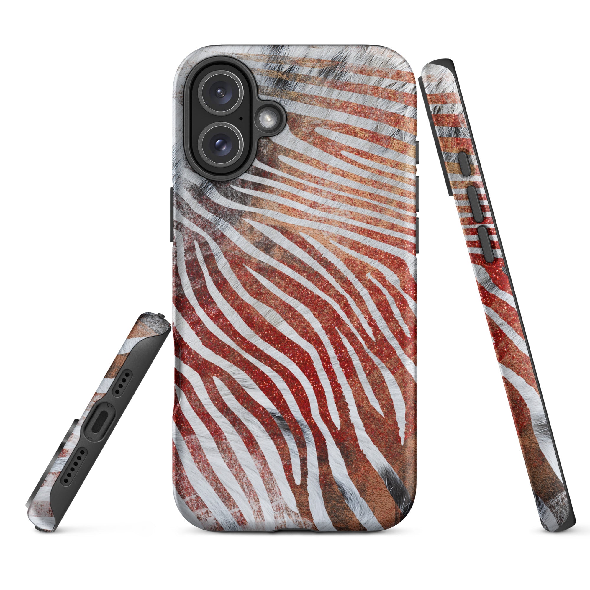 Tough Case for iPhone®- Safari Animal Print Design V