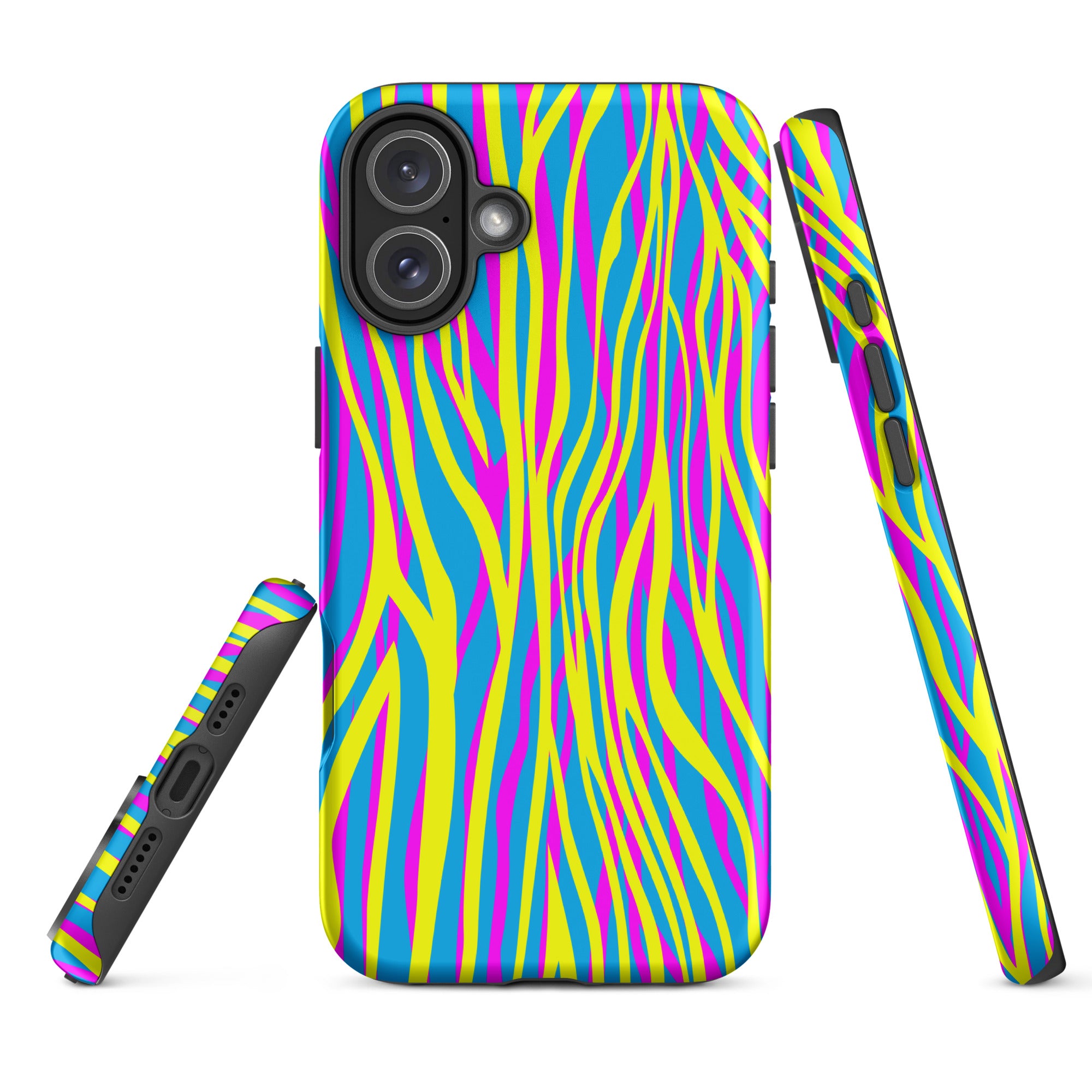 Tough Case for iPhone®- Funky Zebra Pattern IV