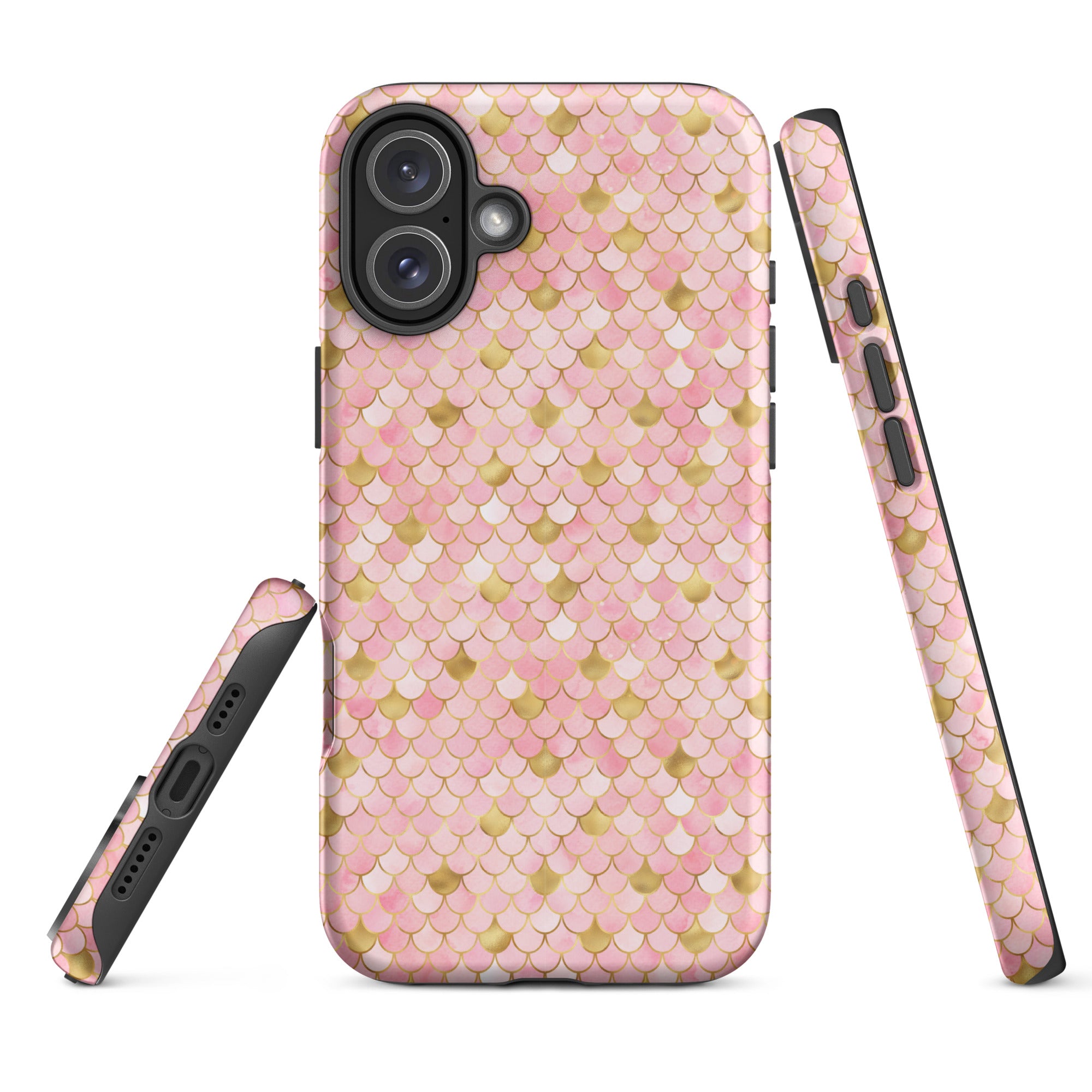 Tough Case for iPhone®- Mermaid Skin Pink