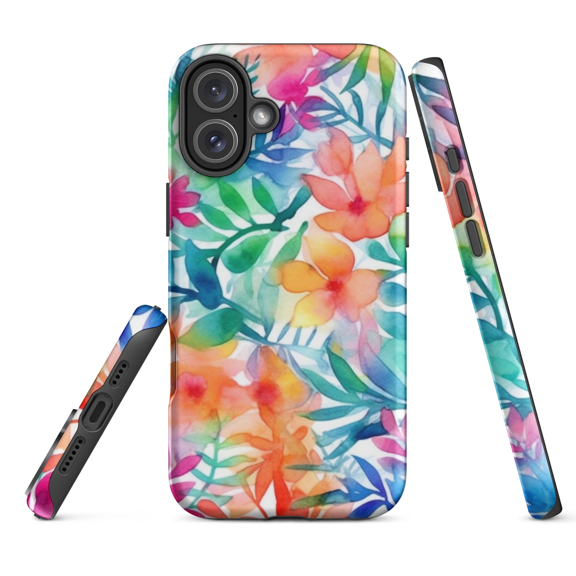 Tough Case for iPhone®- Floral Pattern III