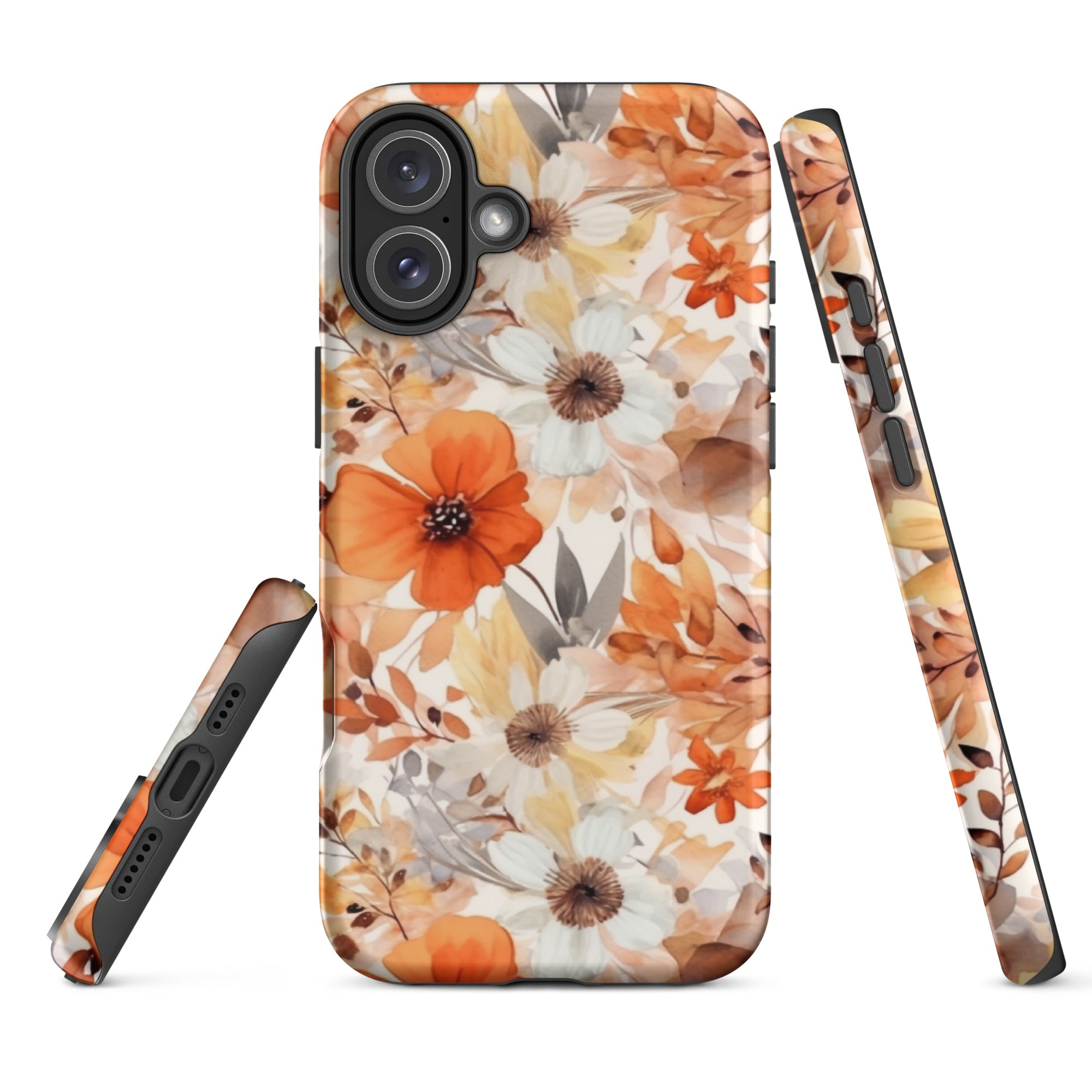 Tough Case for iPhone®- Floral Pattern I