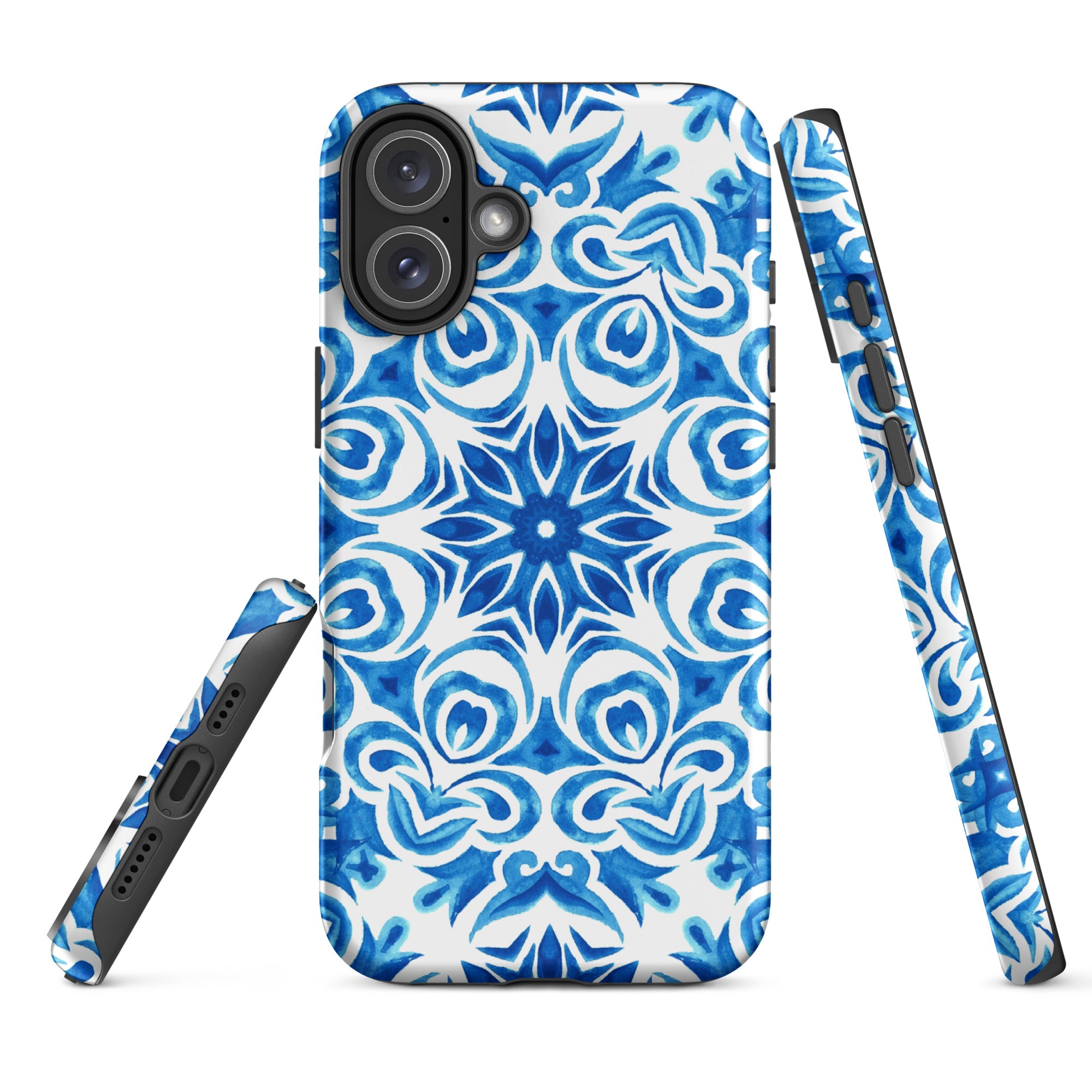 Tough Case for iPhone®- Majolica Pattern II