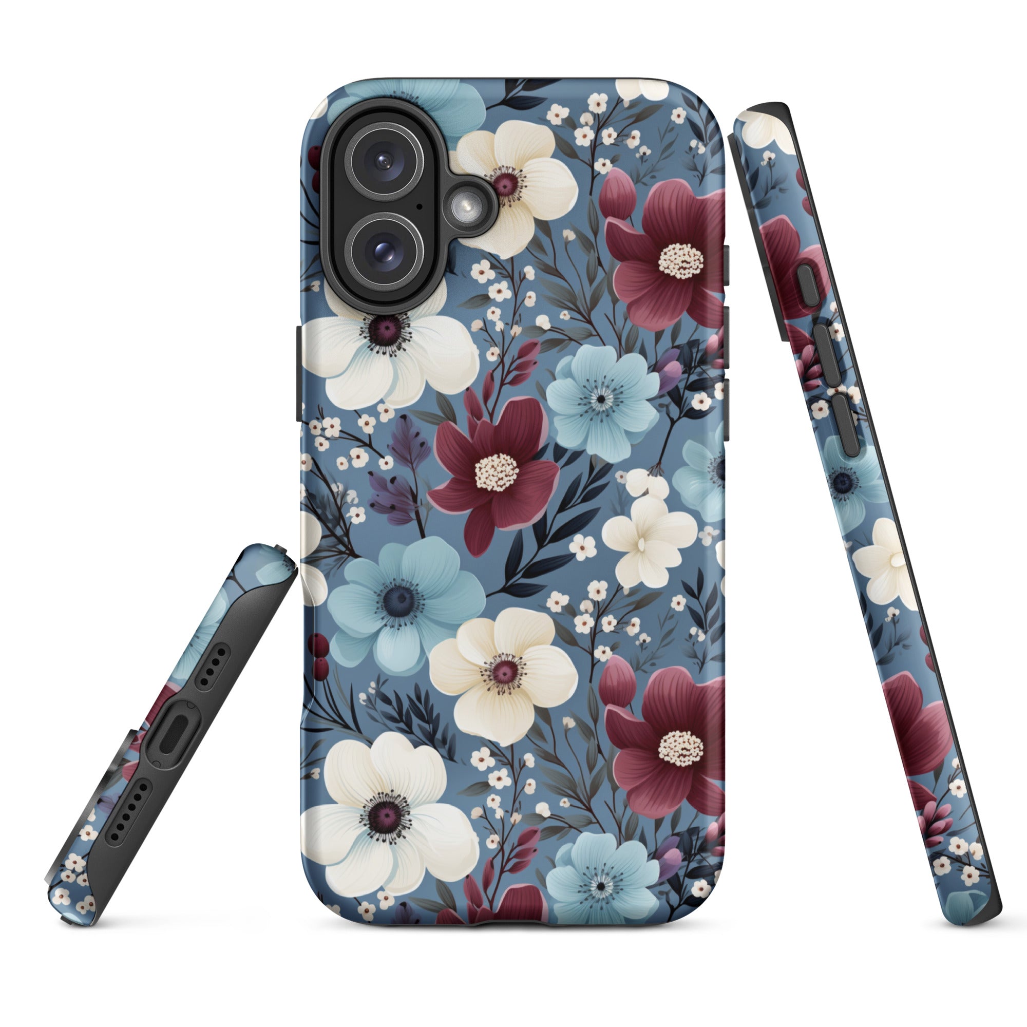 Tough Case for iPhone®- Floral Pattern II