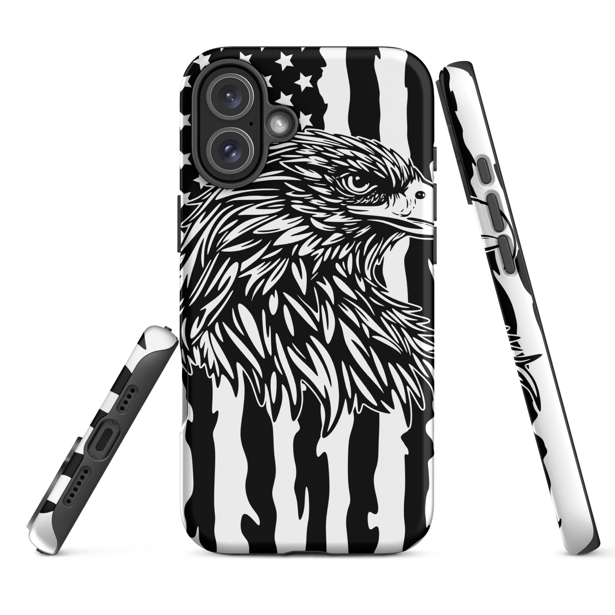 Tough Case for iPhone®- Eagle Mono