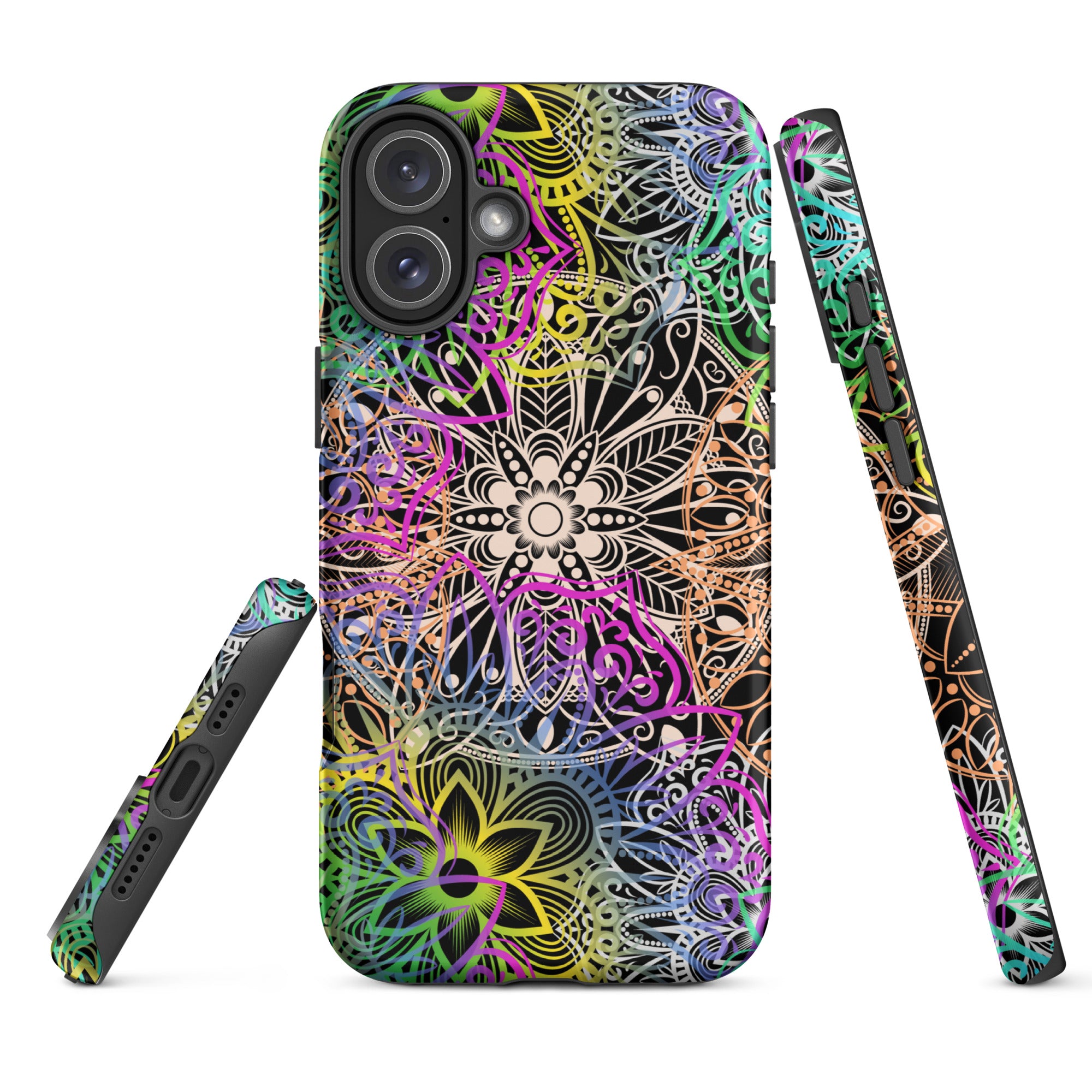 Tough Case for iPhone®- Multicolour Mandala