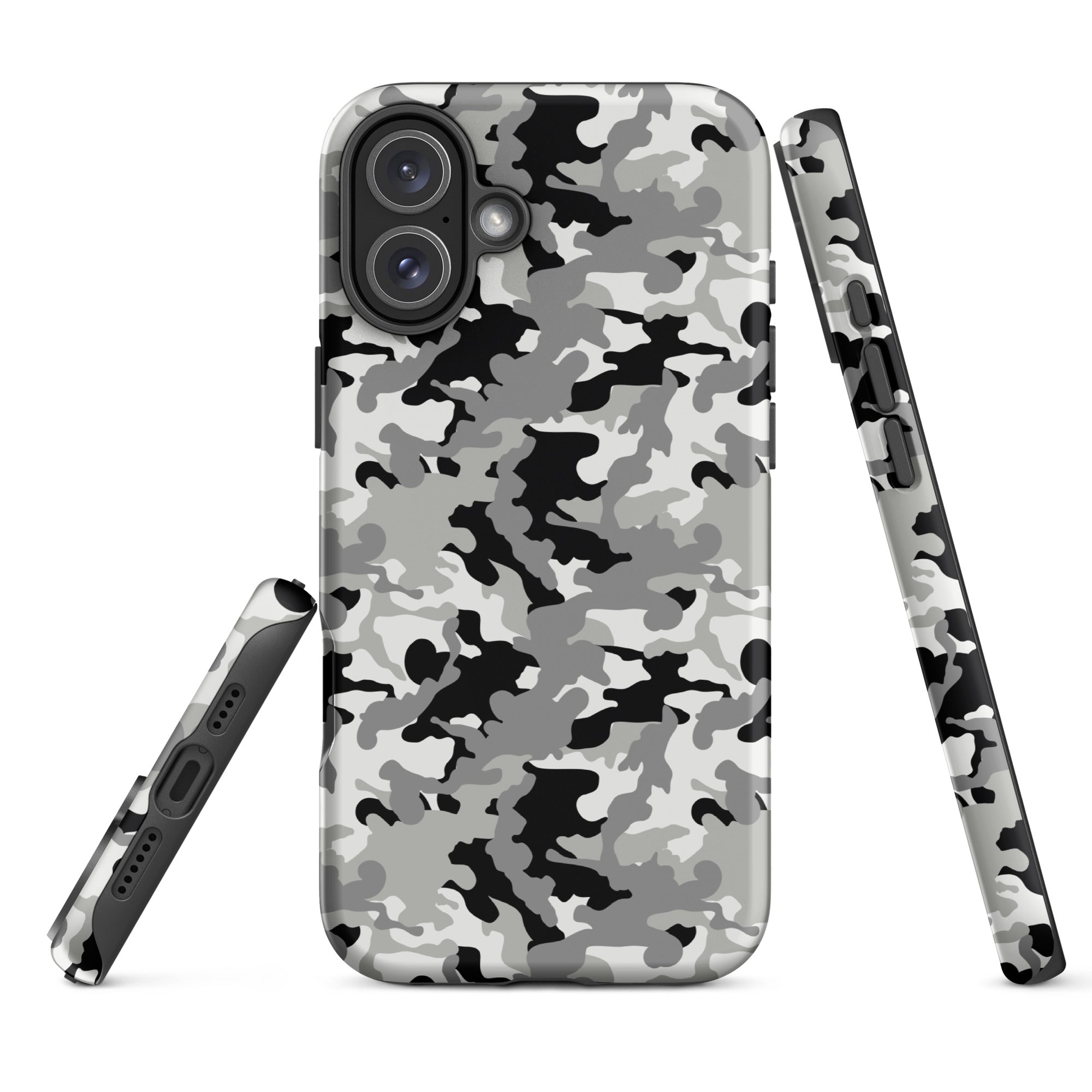 Tough Case for iPhone®- Camo Black