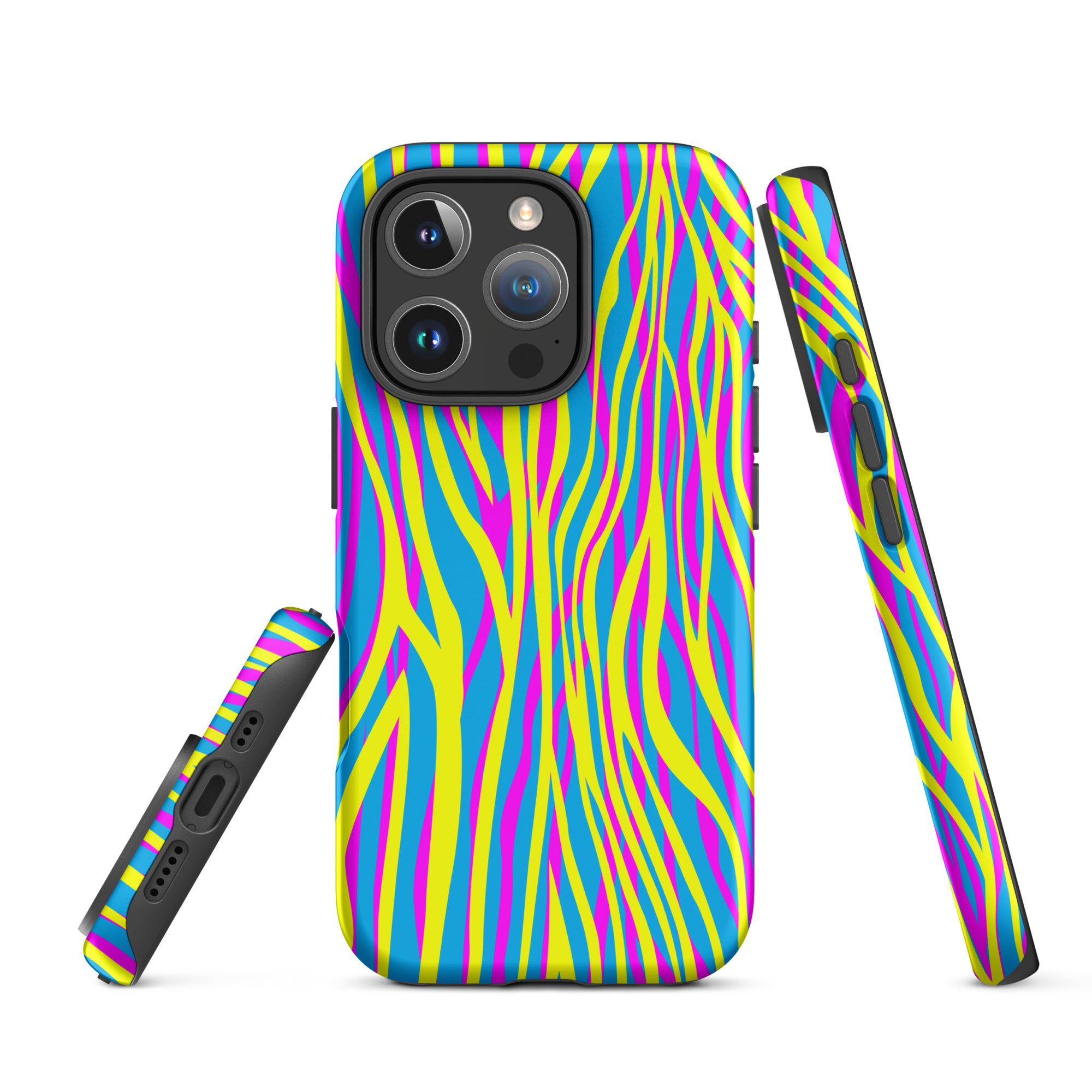 Tough Case for iPhone®- Funky Zebra Pattern IV