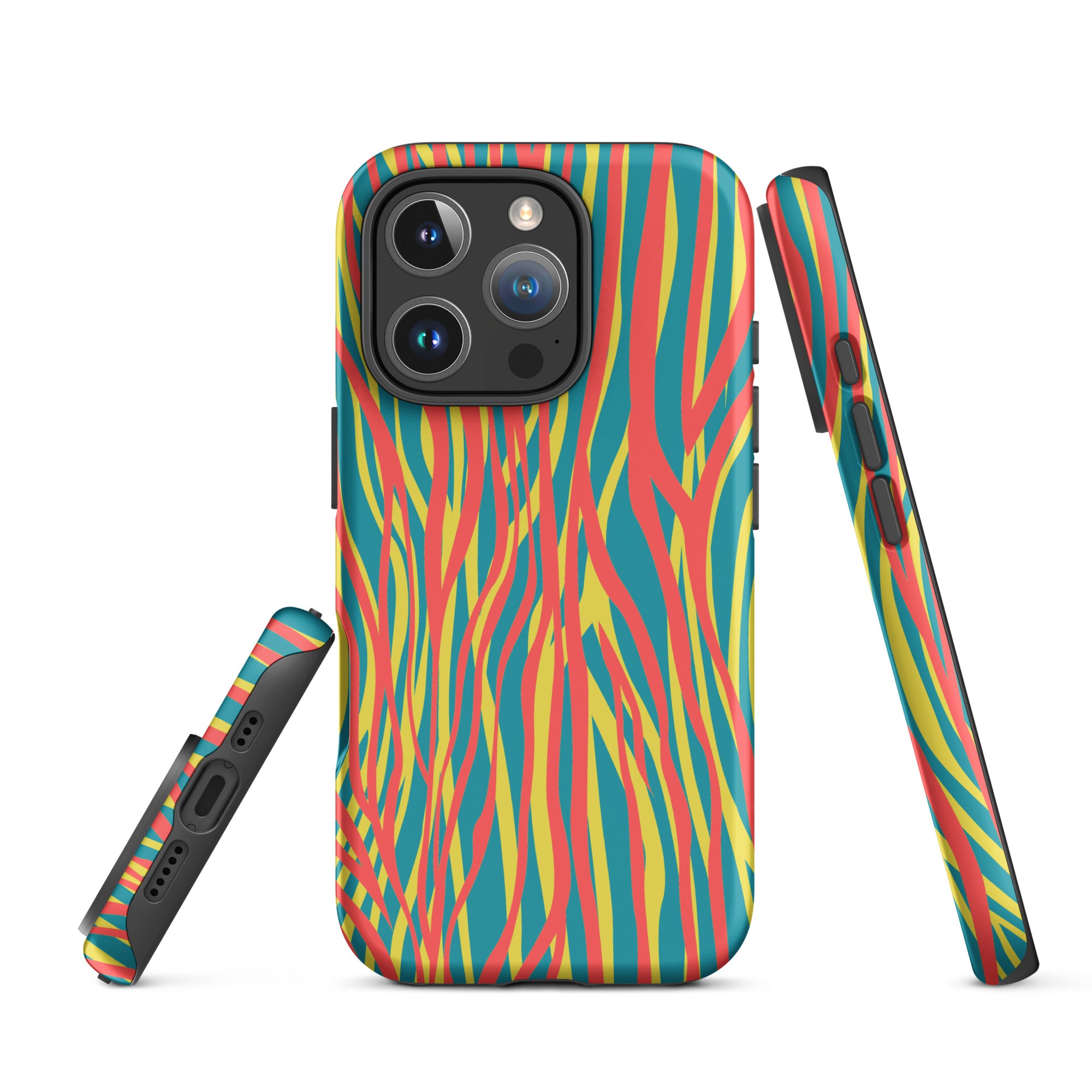 Tough Case for iPhone®- Funky Zebra Pattern III