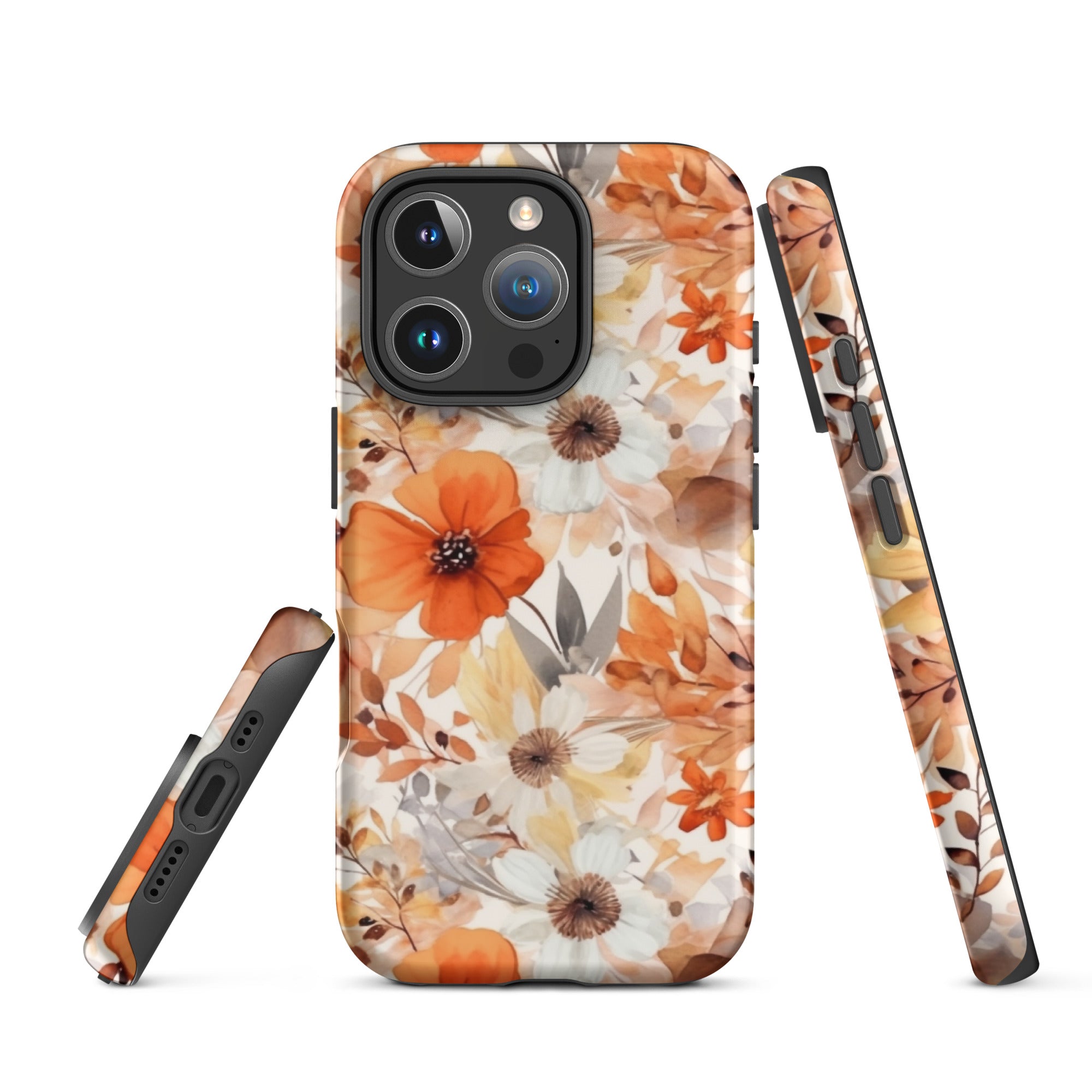 Tough Case for iPhone®- Floral Pattern I