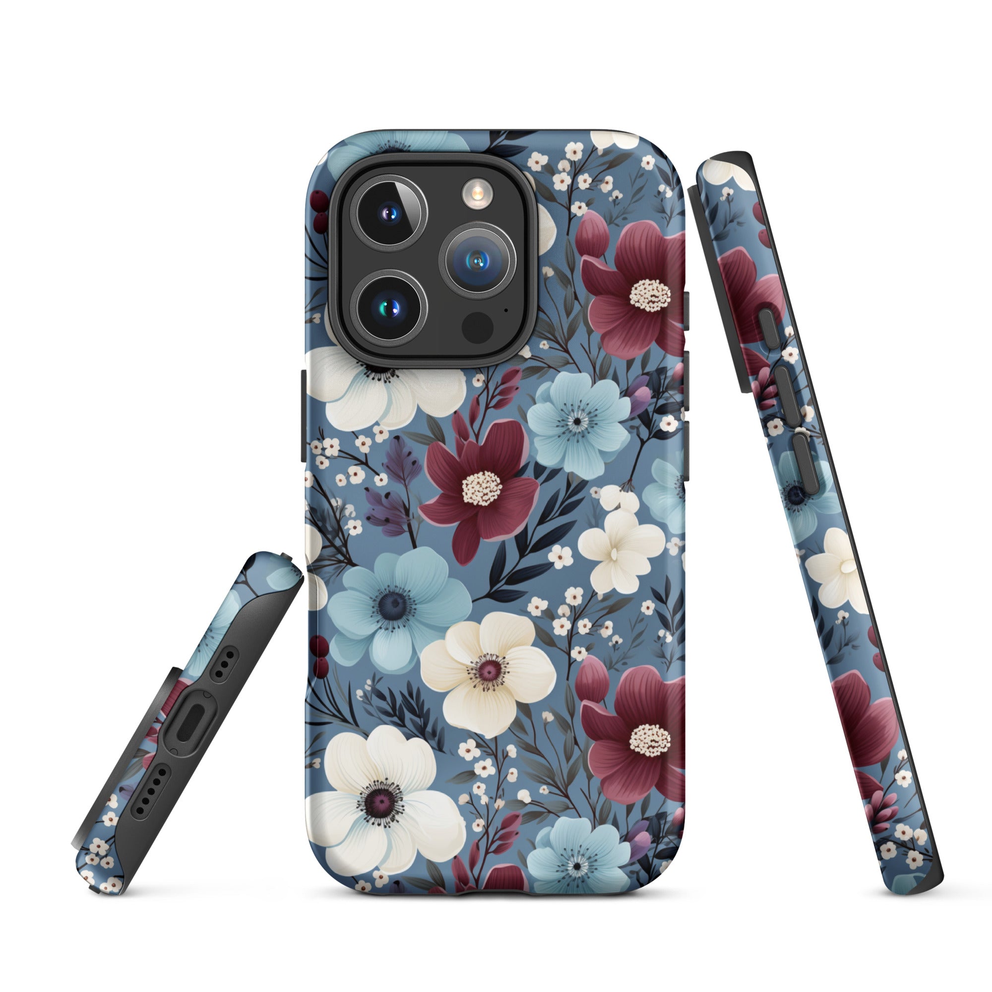 Tough Case for iPhone®- Floral Pattern II