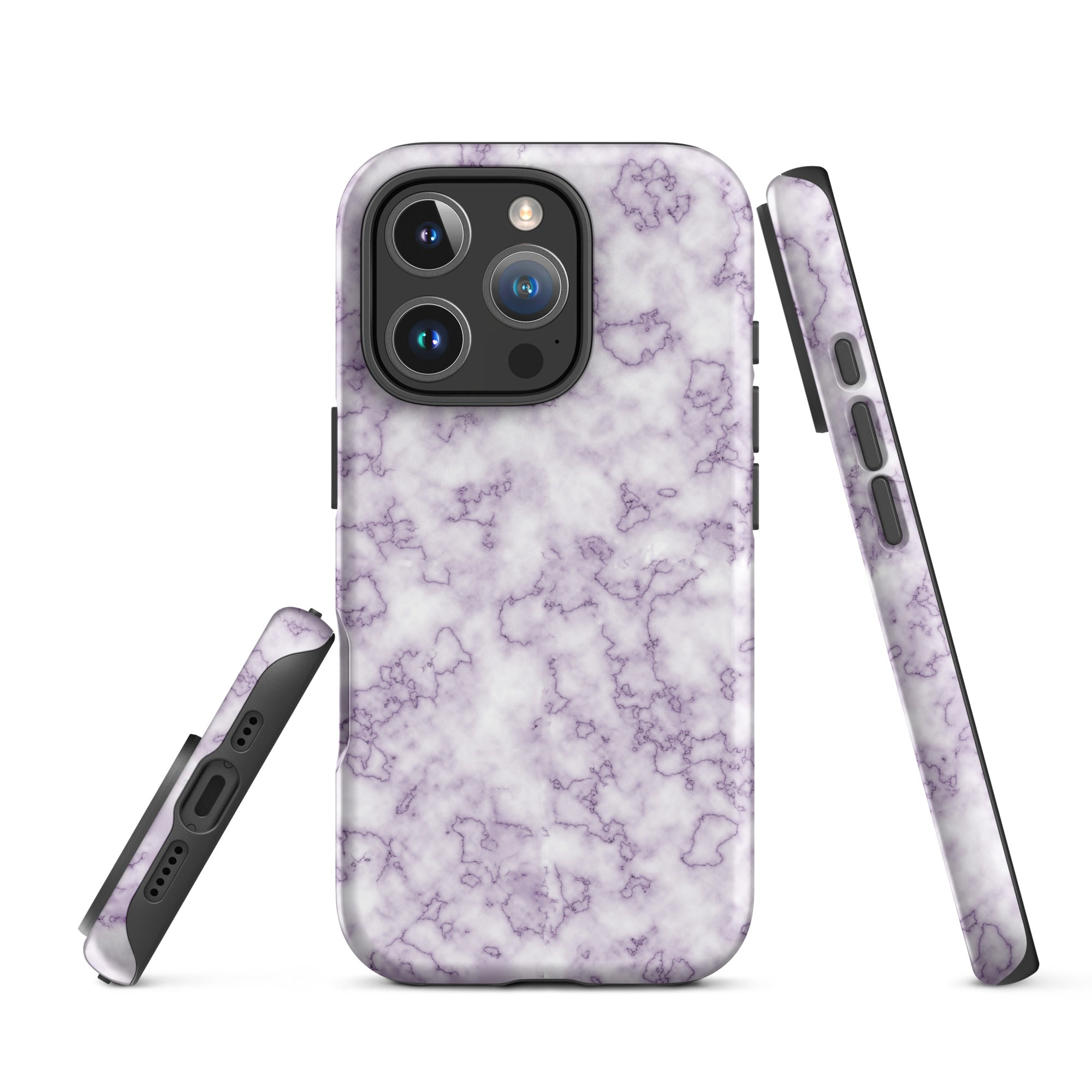 Tough Case for iPhone®- Purple Marble