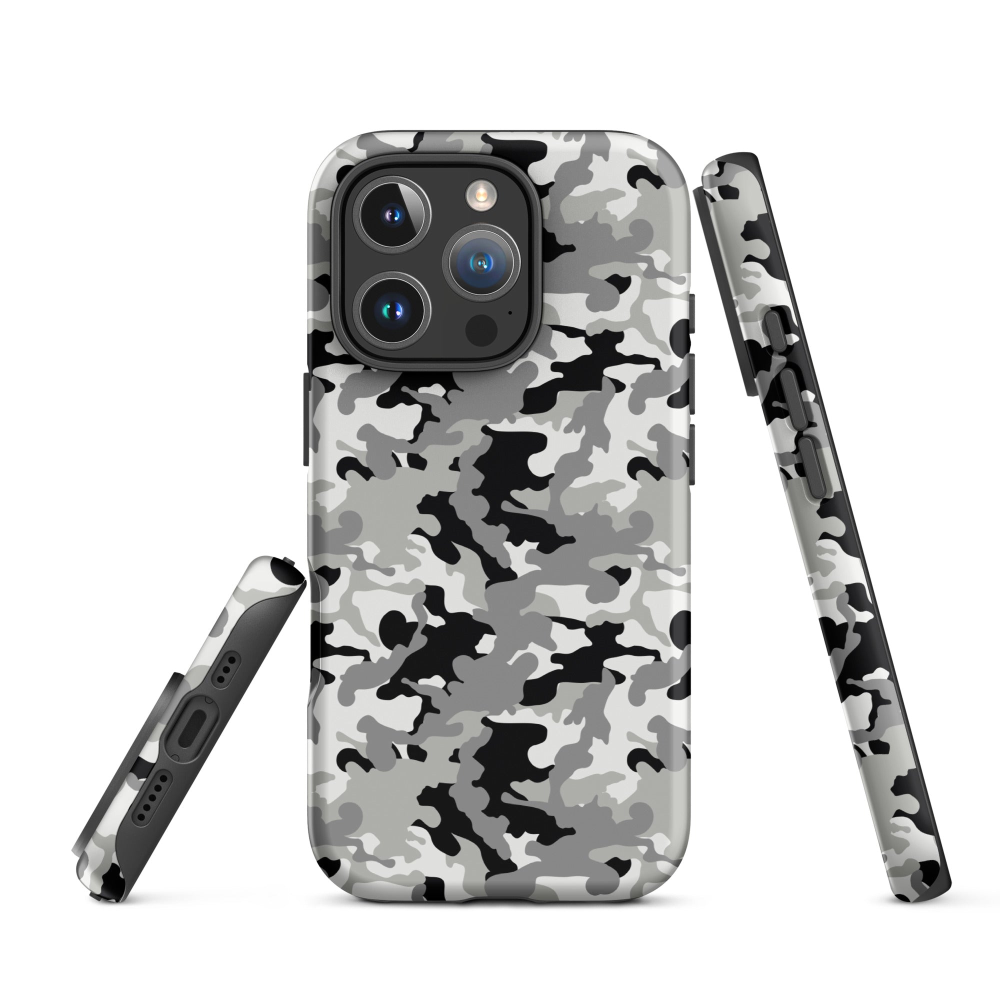 Tough Case for iPhone®- Camo Black