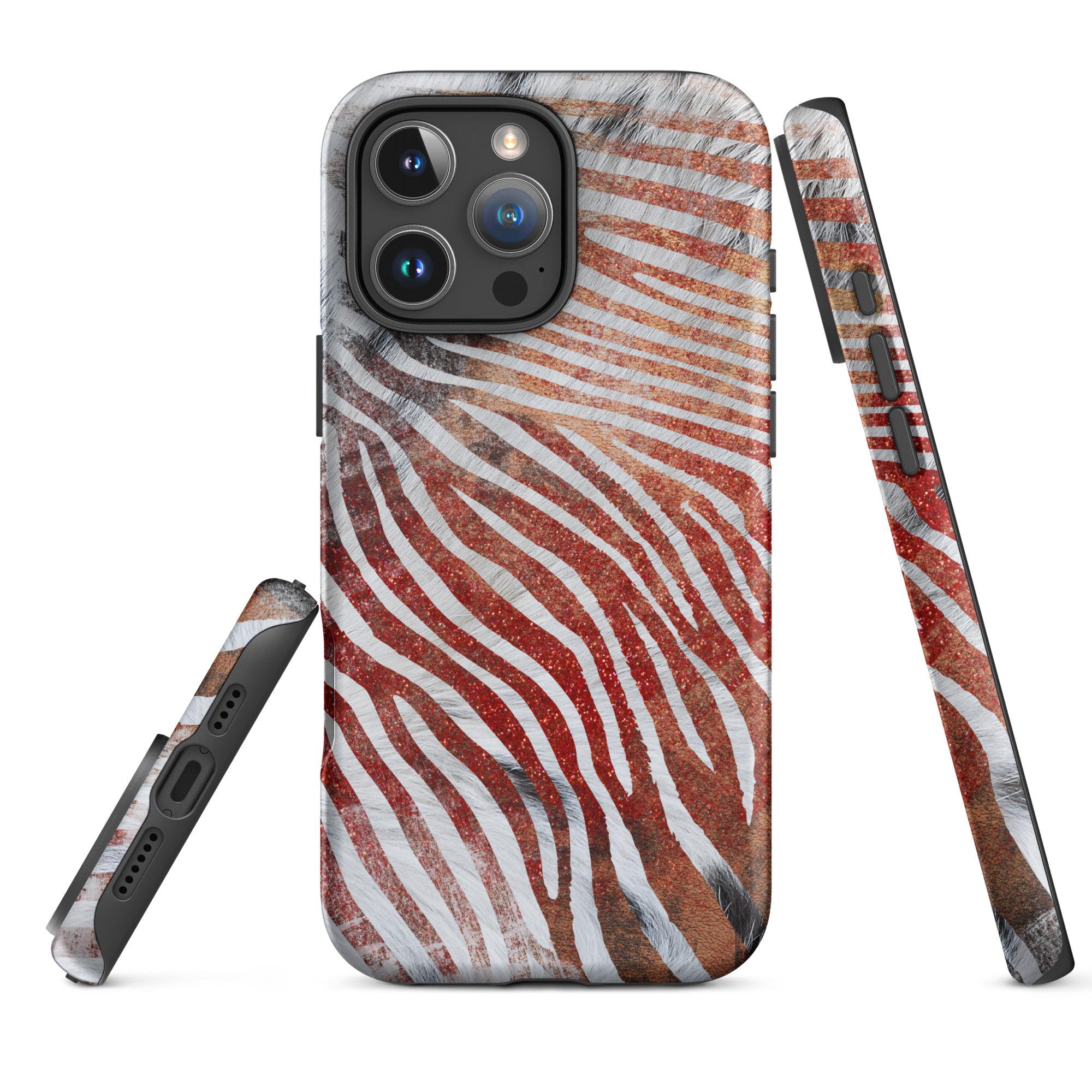 Tough Case for iPhone®- Safari Animal Print Design V