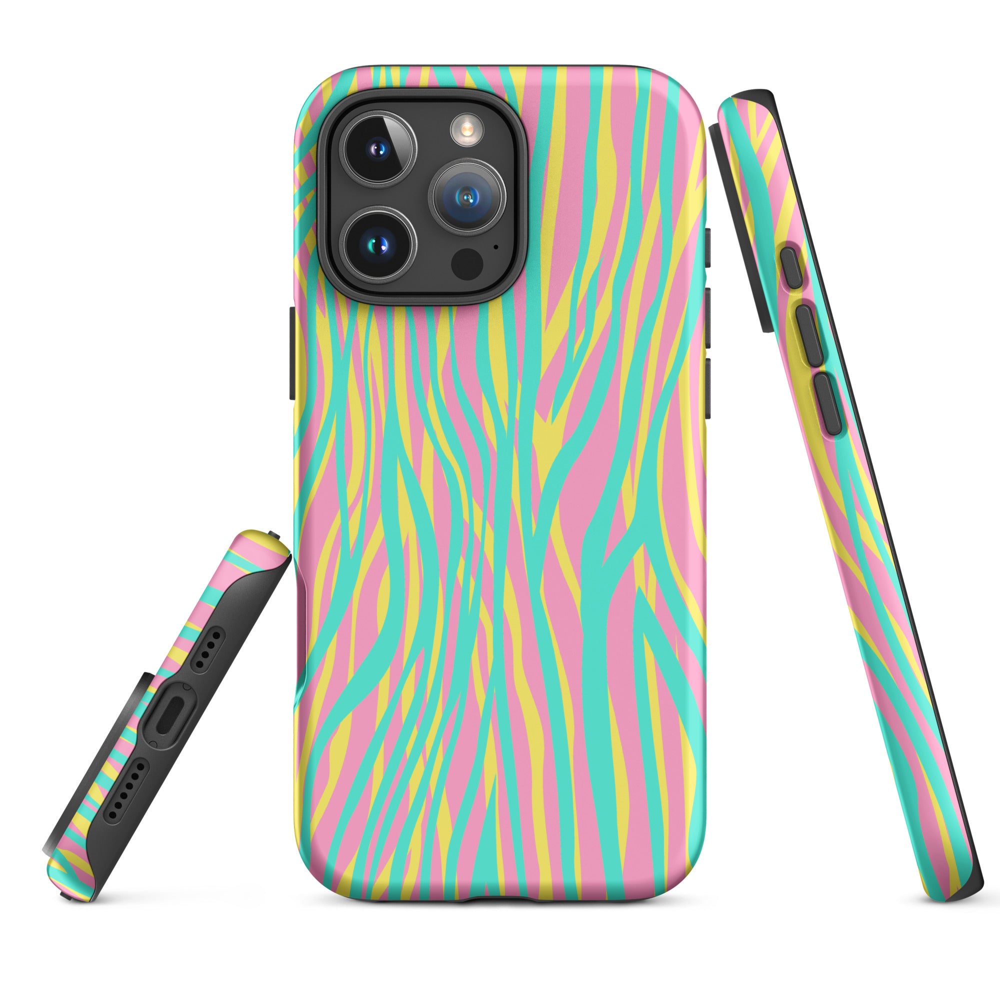 Tough Case for iPhone®- Funky Zebra Pattern I