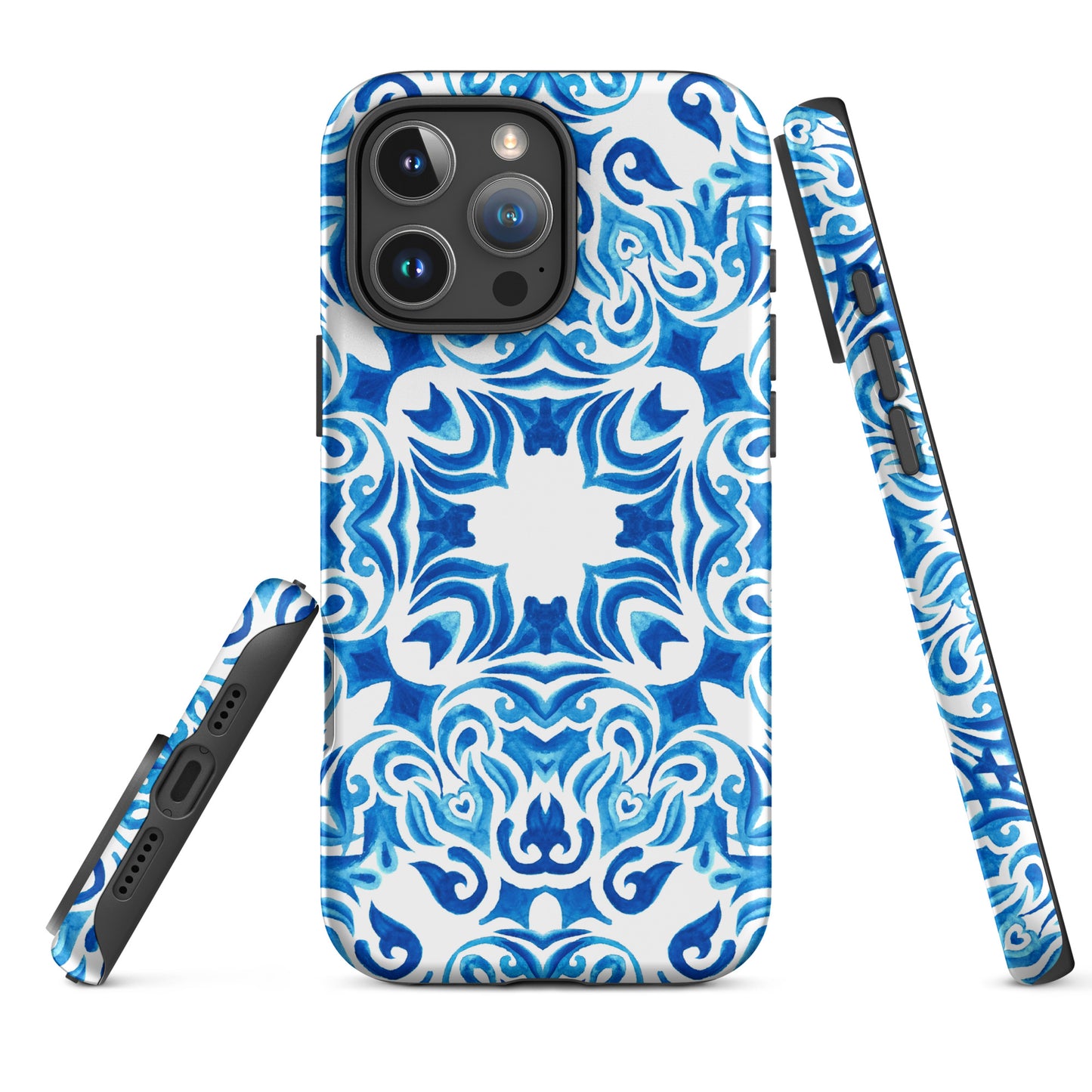 Tough Case for iPhone®- Majolica Pattern IV