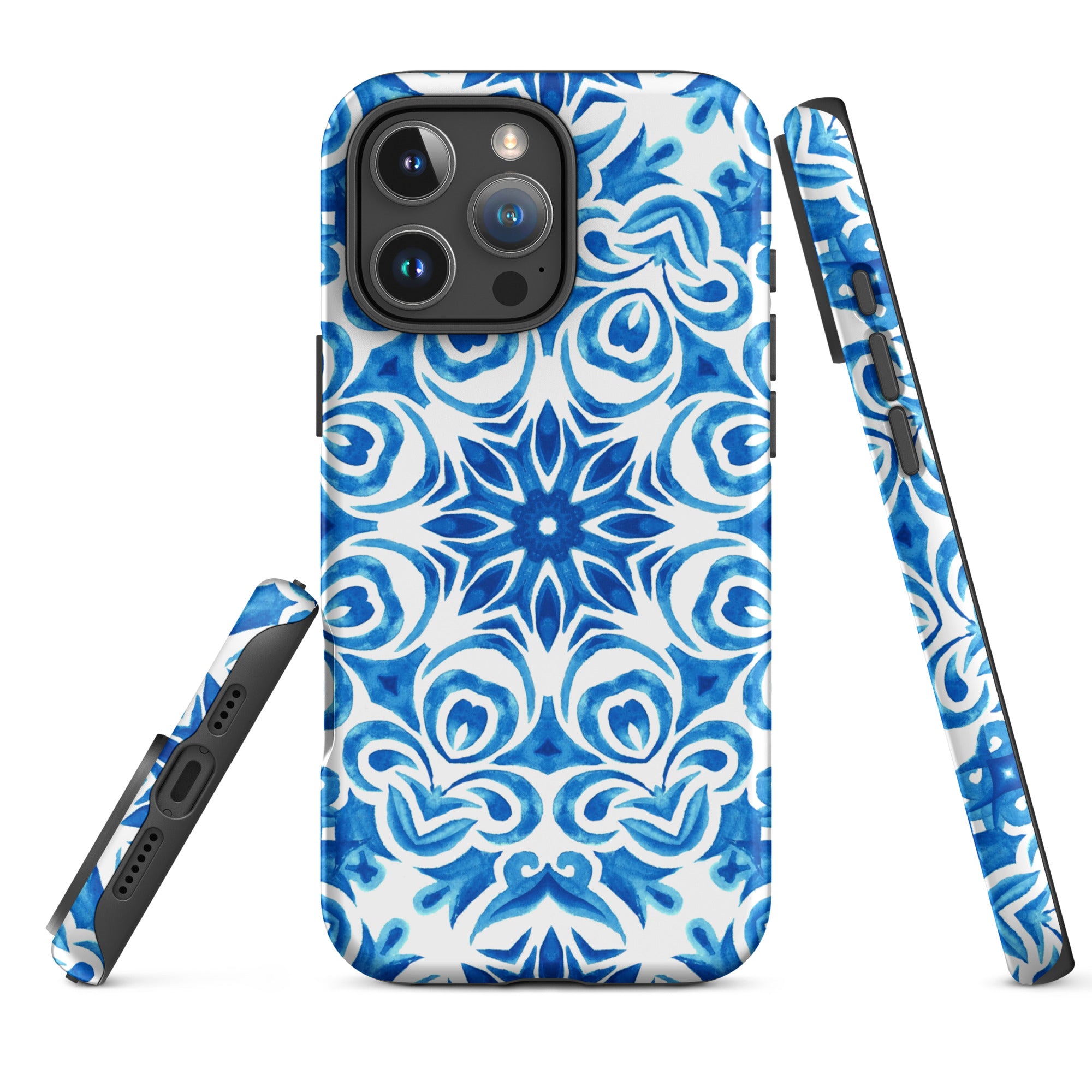 Tough Case for iPhone®- Majolica Pattern II