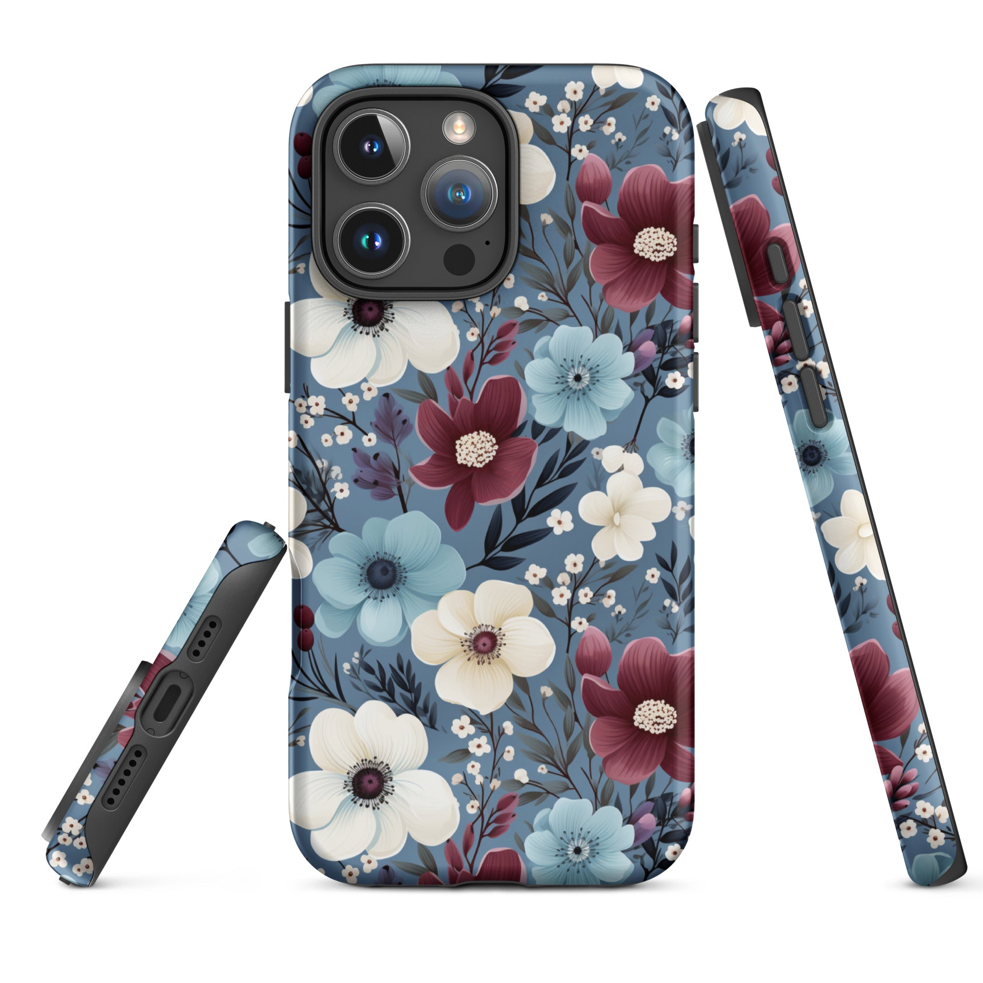 Tough Case for iPhone®- Floral Pattern II