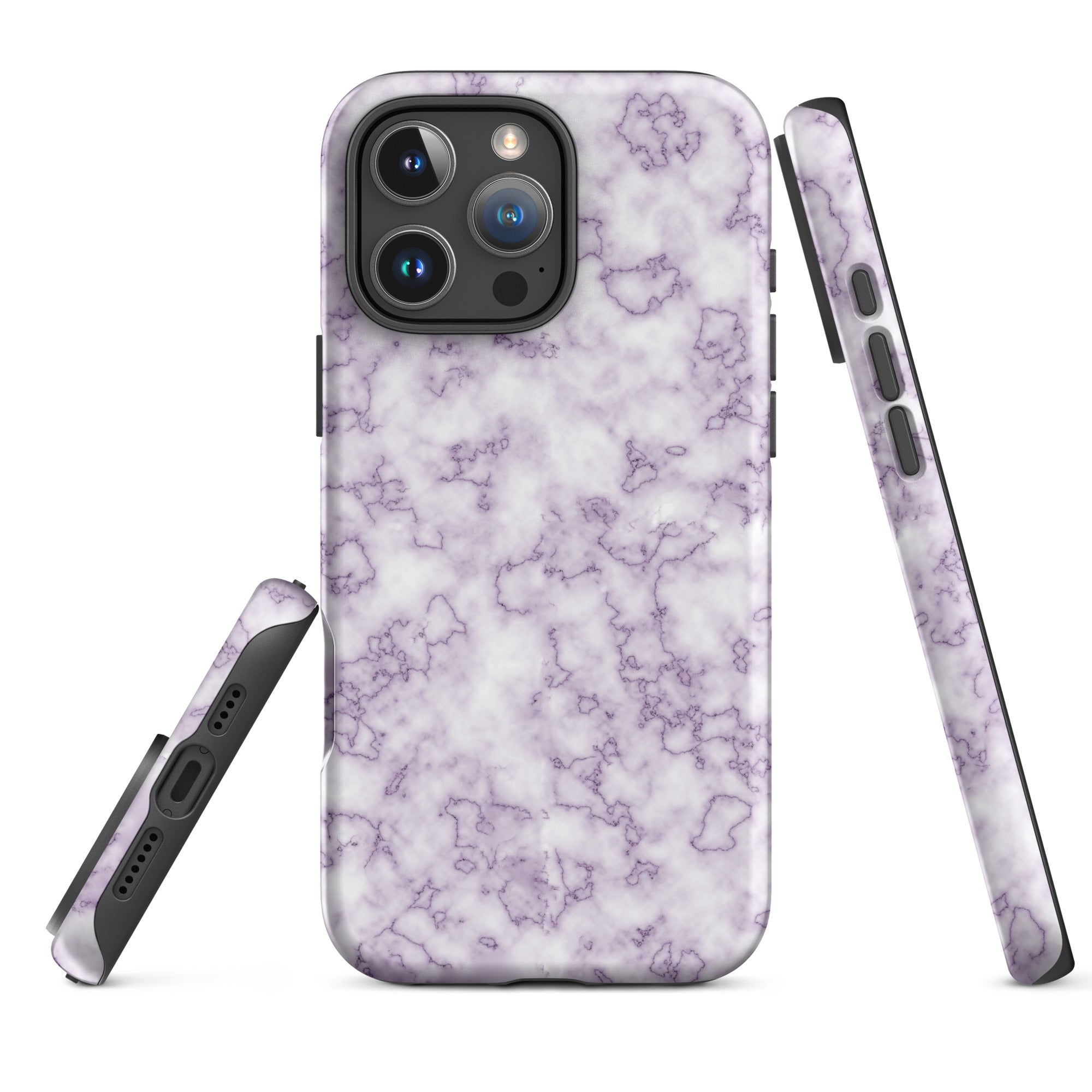 Tough Case for iPhone®- Purple Marble