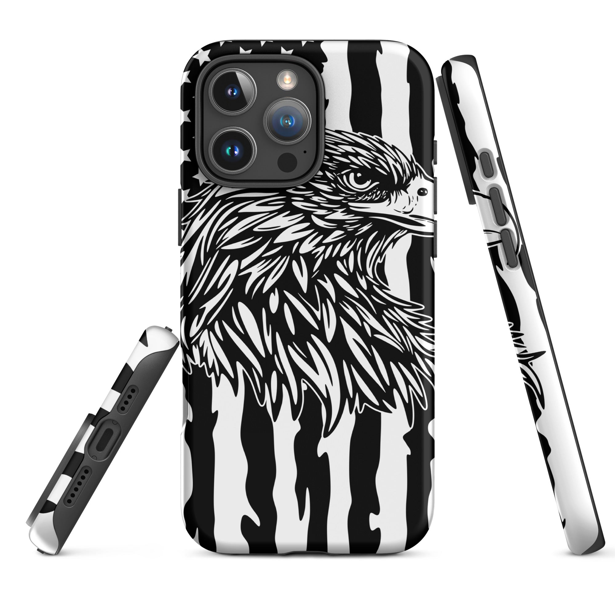 Tough Case for iPhone®- Eagle Mono