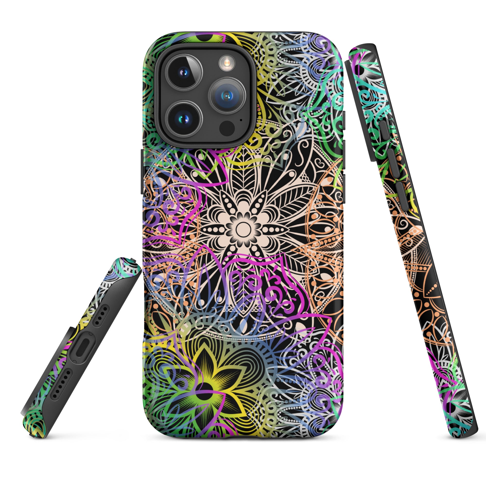 Tough Case for iPhone®- Multicolour Mandala