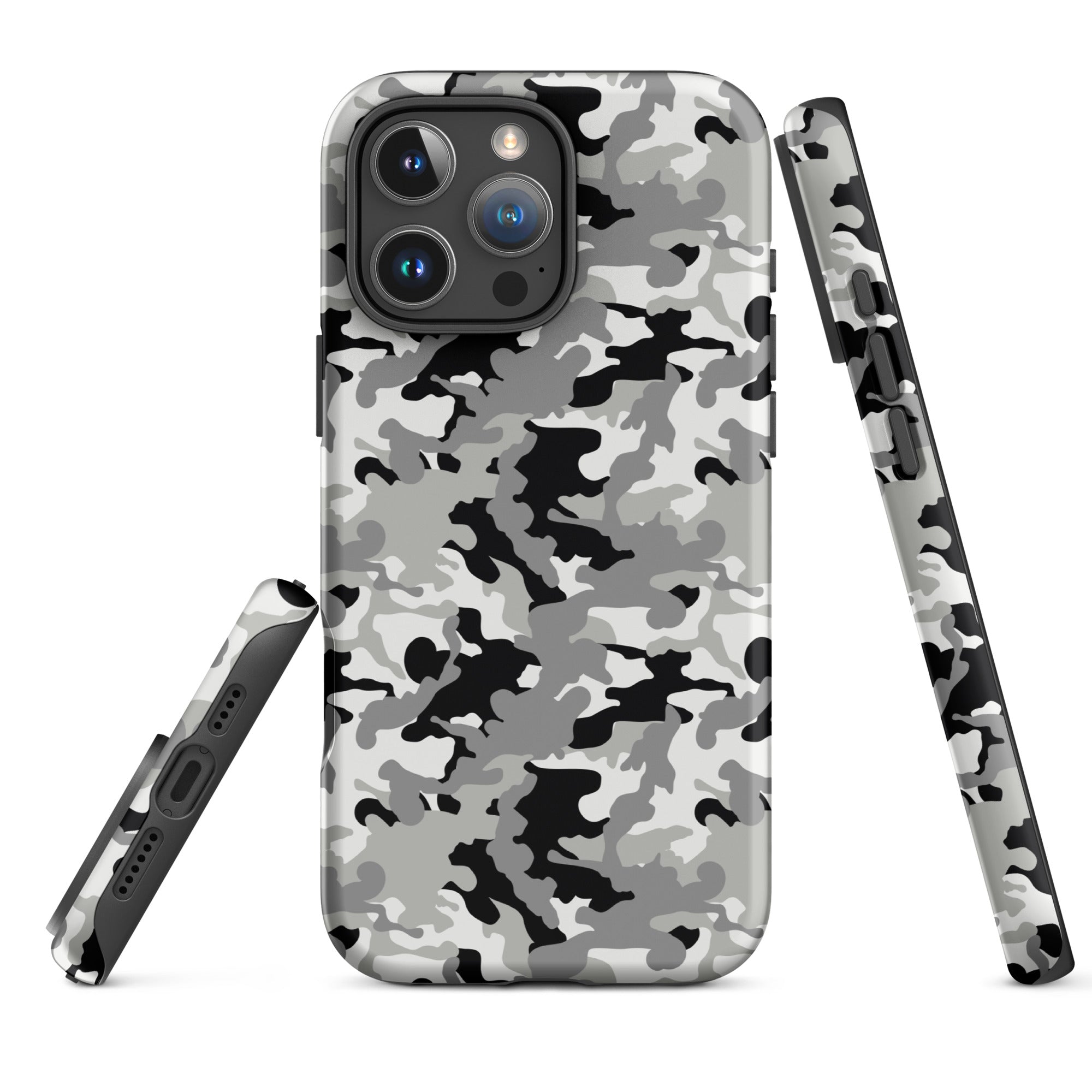 Tough Case for iPhone®- Camo Black