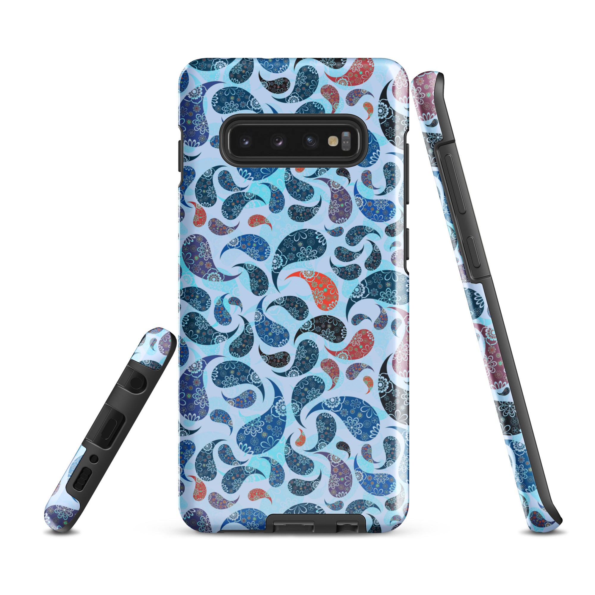 Tough case for Samsung®- Paisley Blue