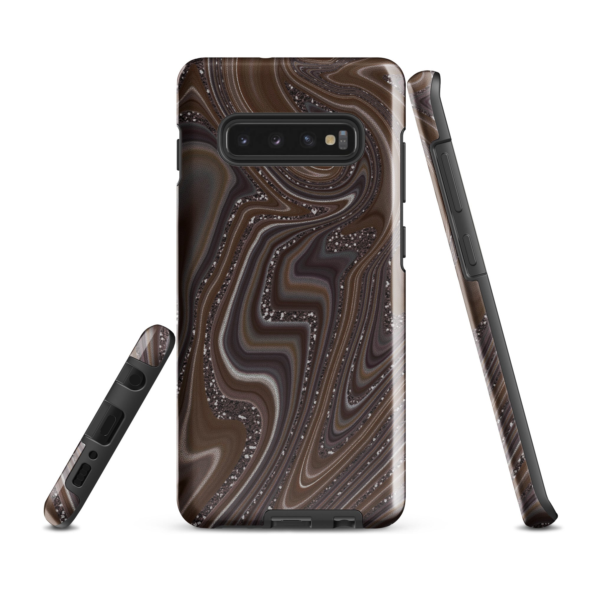 Tough case for Samsung®- Abstract Leather