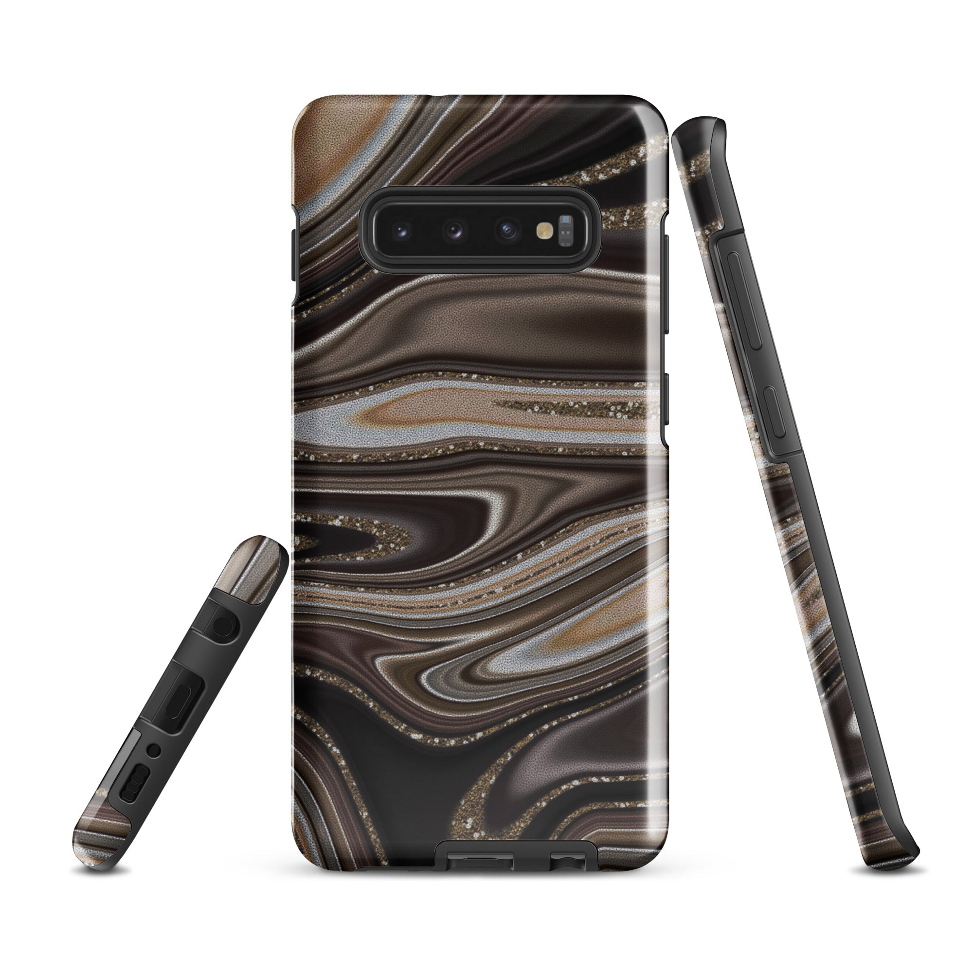 Tough case for Samsung®- Abstract Leather