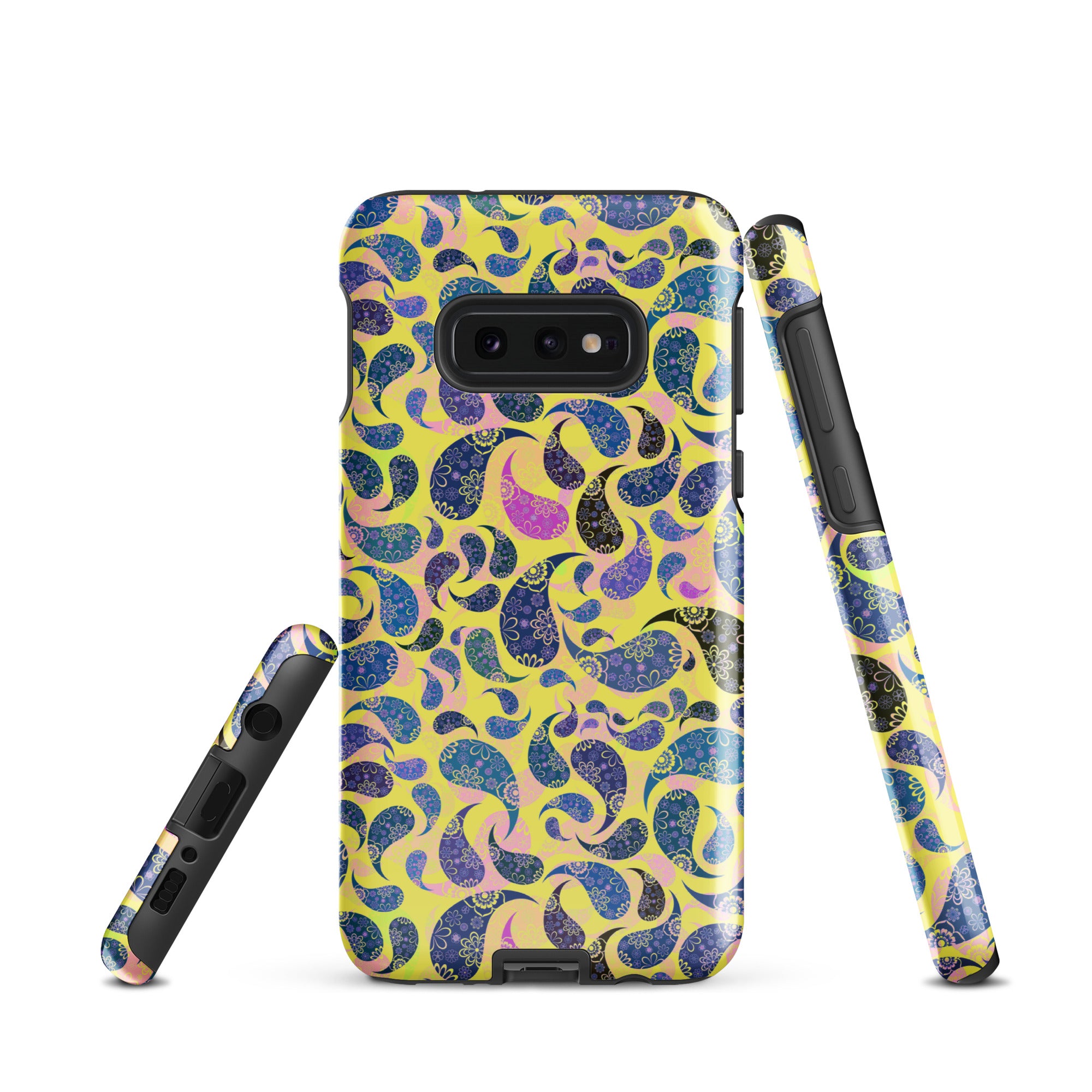 Tough case for Samsung®- Paisley Dark Yellow