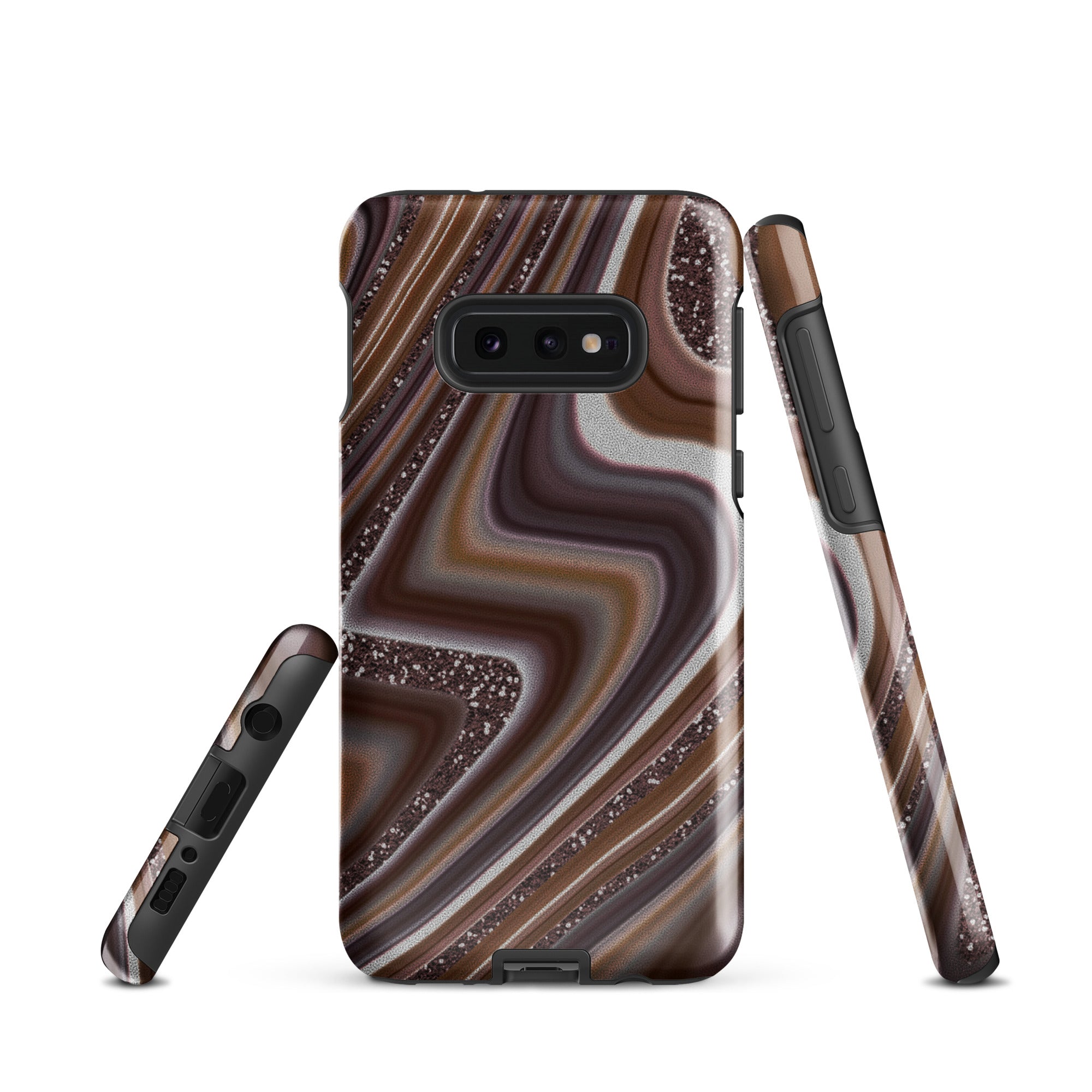 Tough case for Samsung®- Abstract Leather