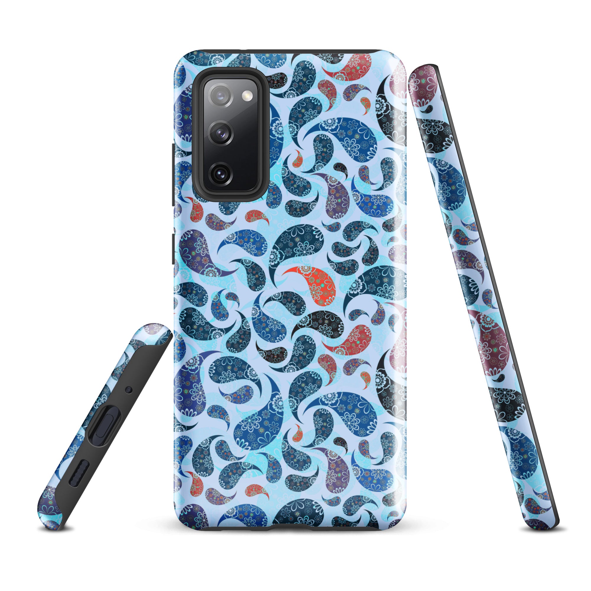 Tough case for Samsung®- Paisley Blue