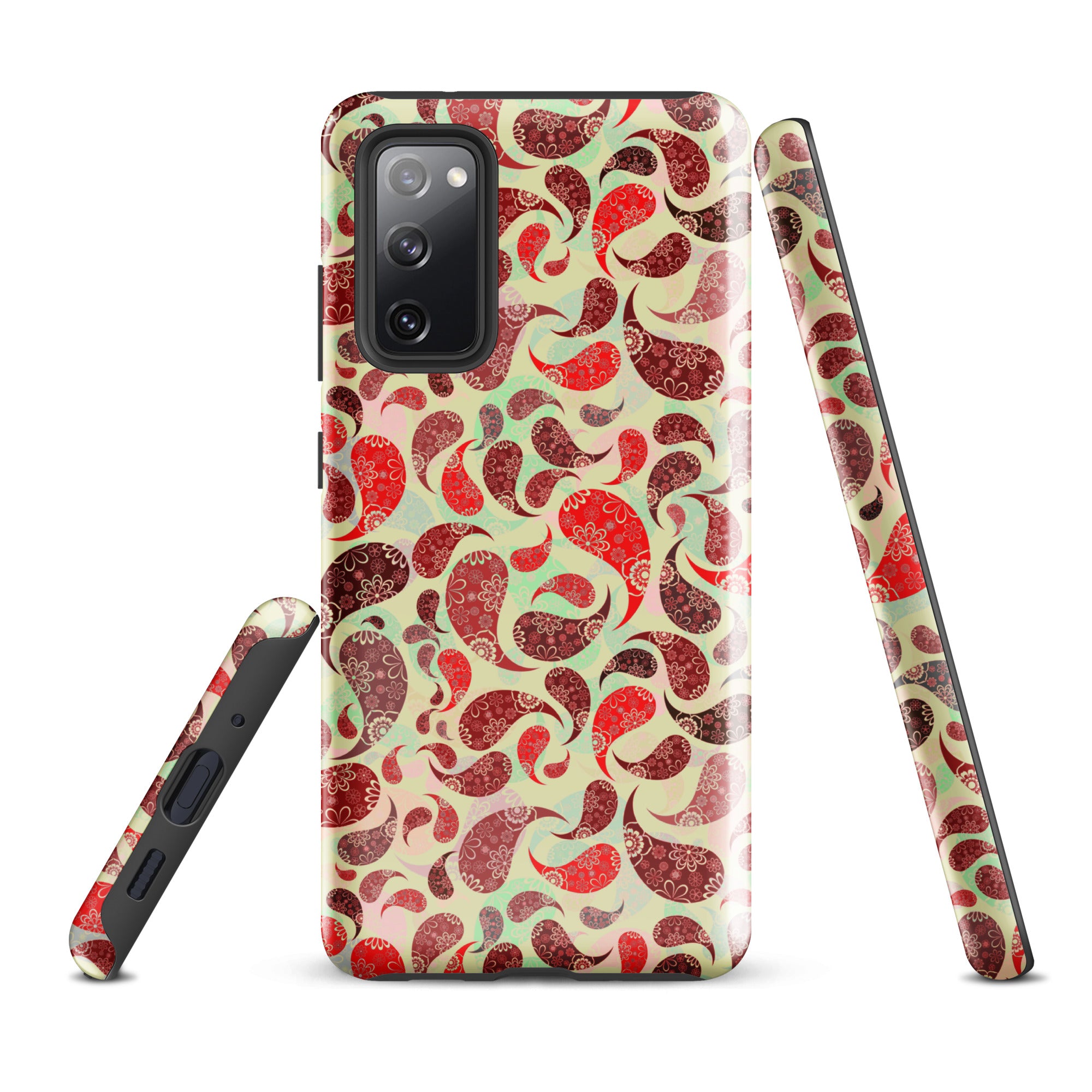 Tough case for Samsung®- Paisley Red