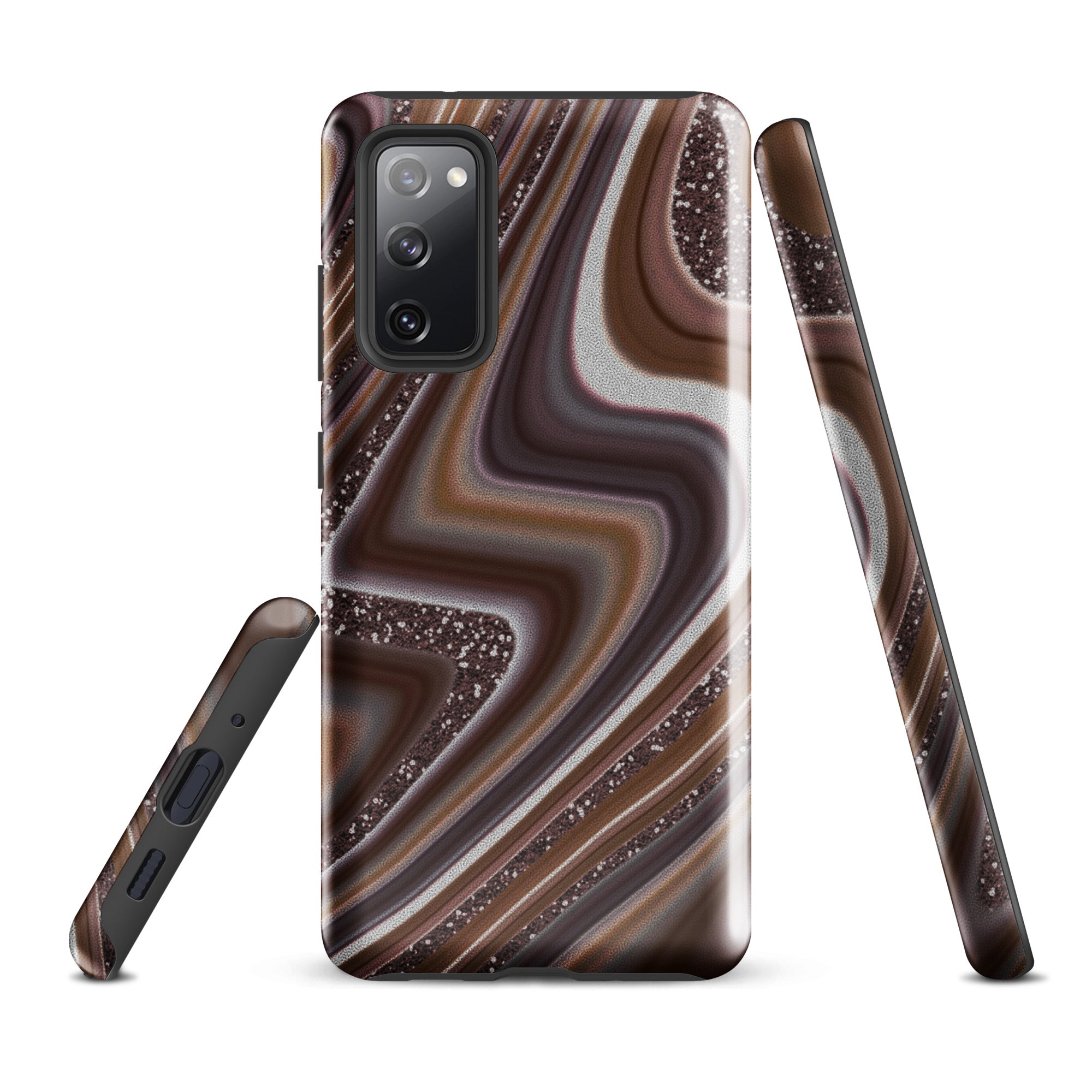 Tough case for Samsung®- Abstract Leather