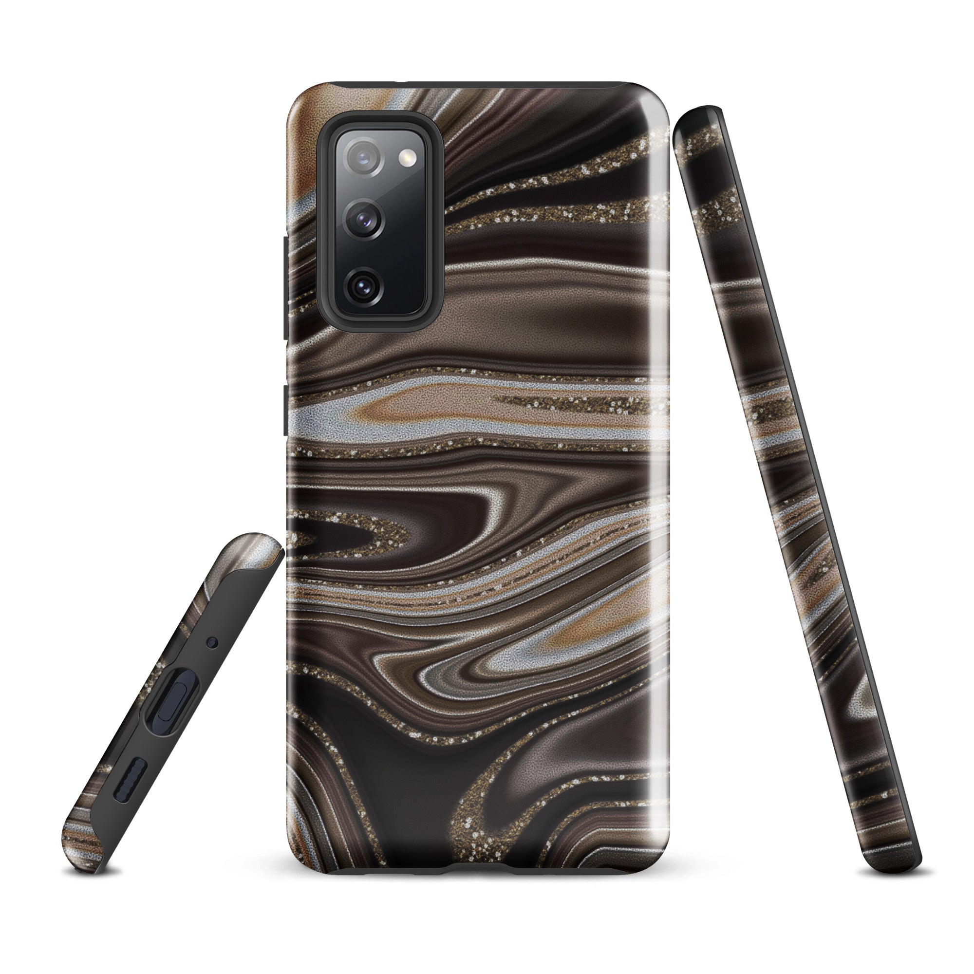 Tough case for Samsung®- Abstract Leather