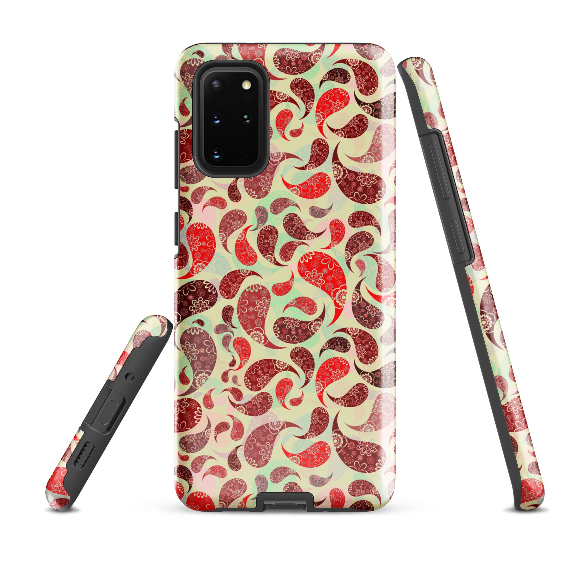 Tough case for Samsung®- Paisley Red