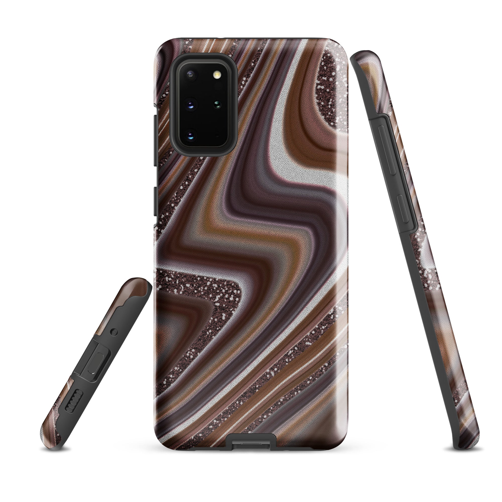 Tough case for Samsung®- Abstract Leather