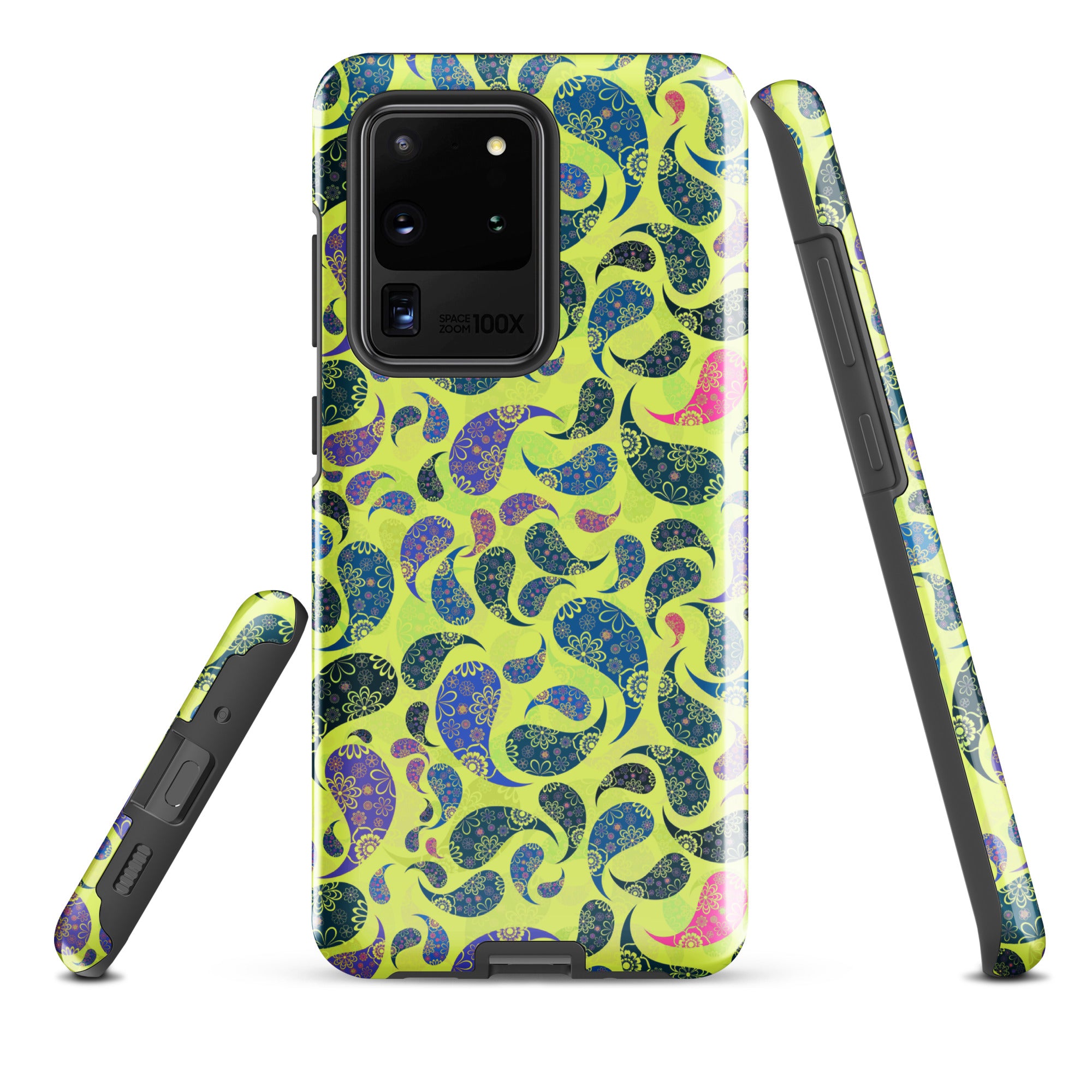 Tough case for Samsung®- Paisley Yellow