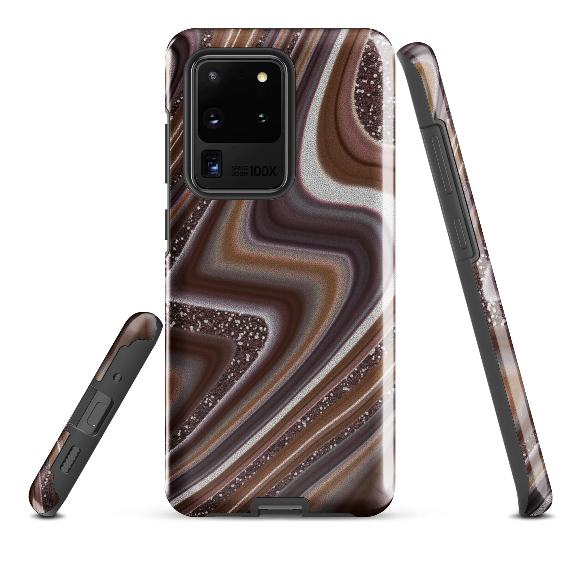 Tough case for Samsung®- Abstract Leather