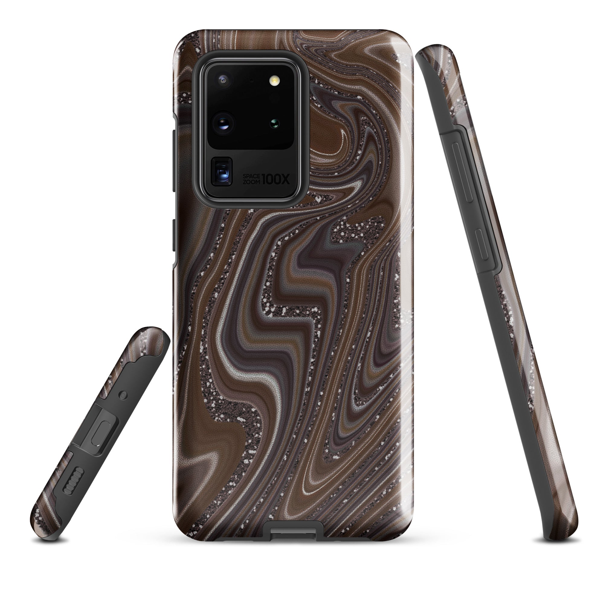 Tough case for Samsung®- Abstract Leather