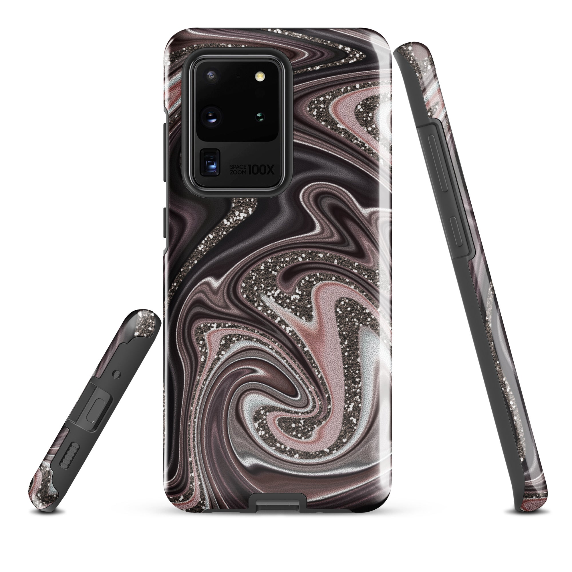 Tough case for Samsung®- Abstract Leather