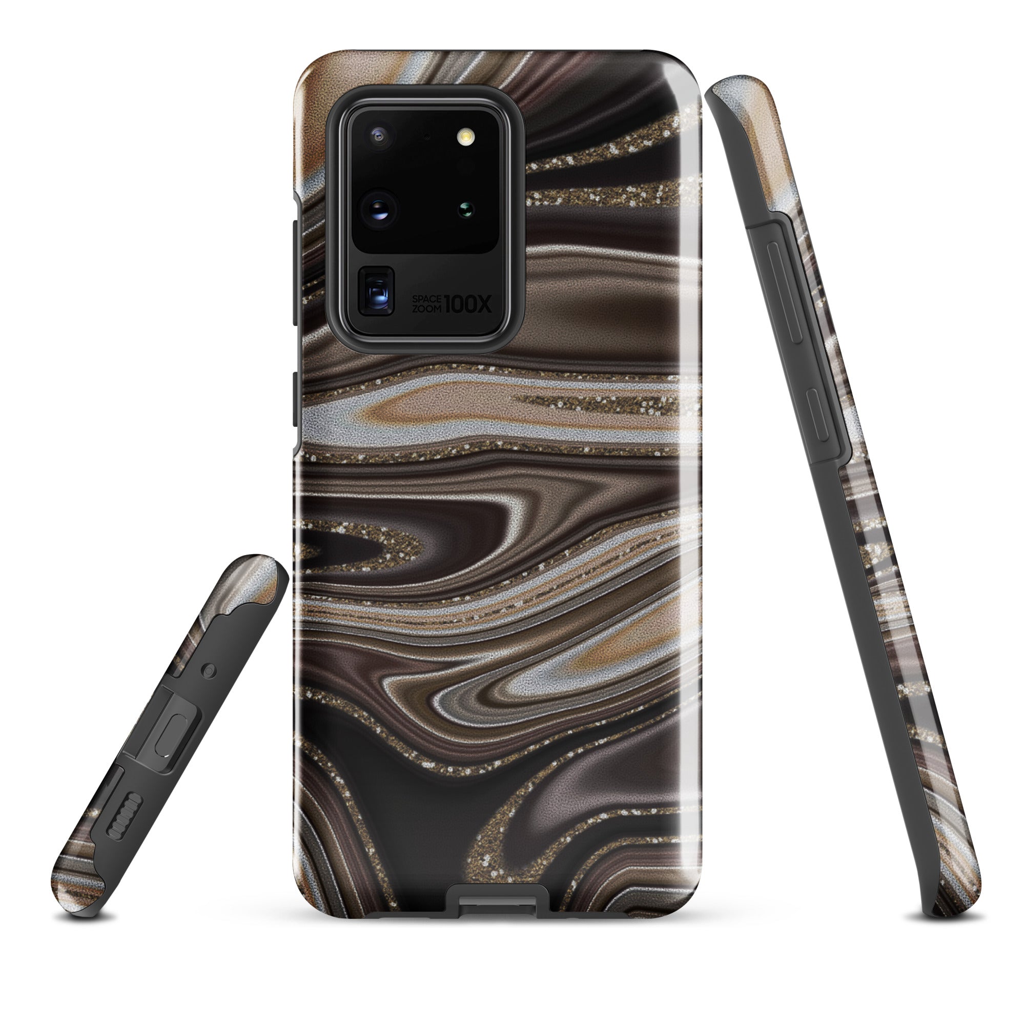 Tough case for Samsung®- Abstract Leather