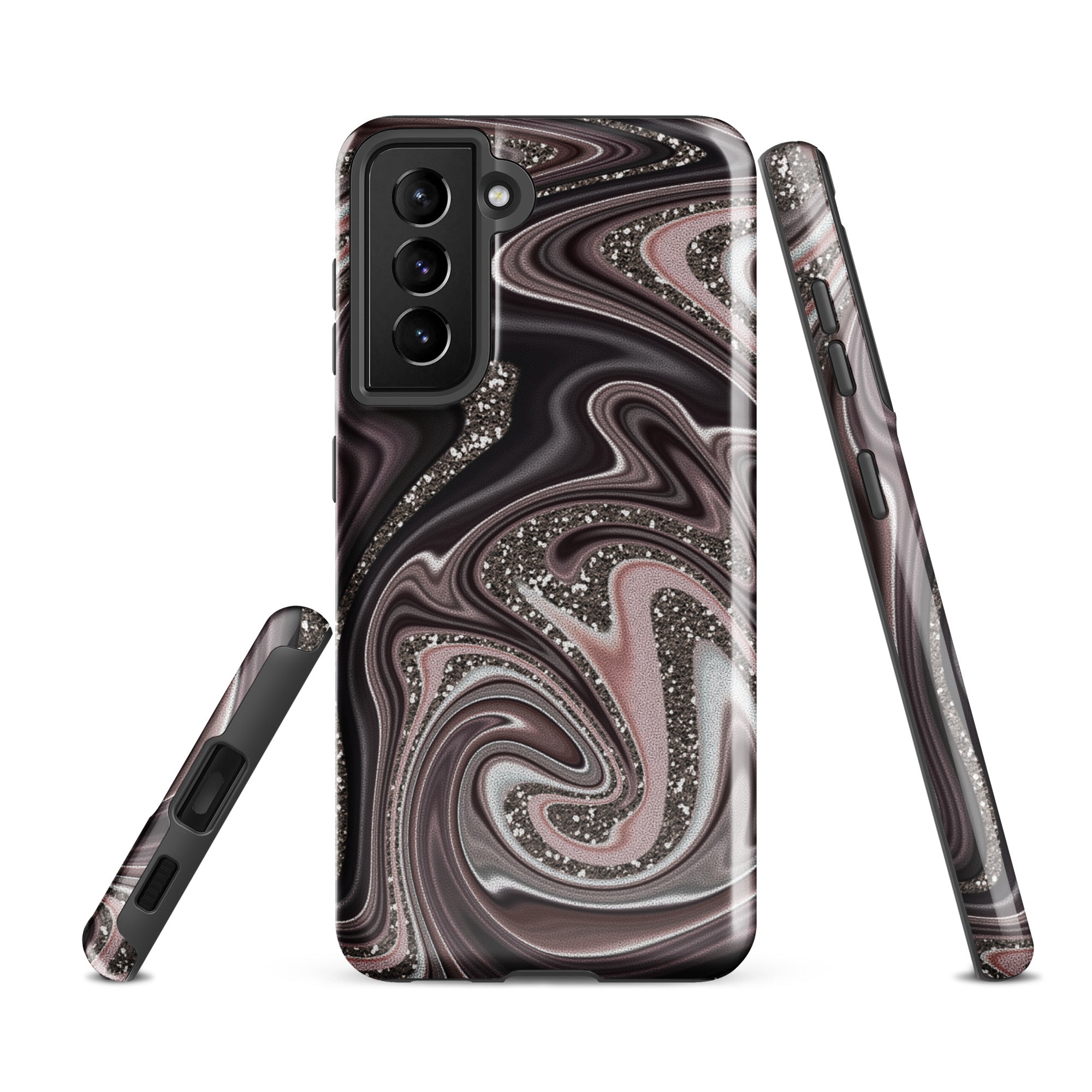 Tough case for Samsung®- Abstract Leather