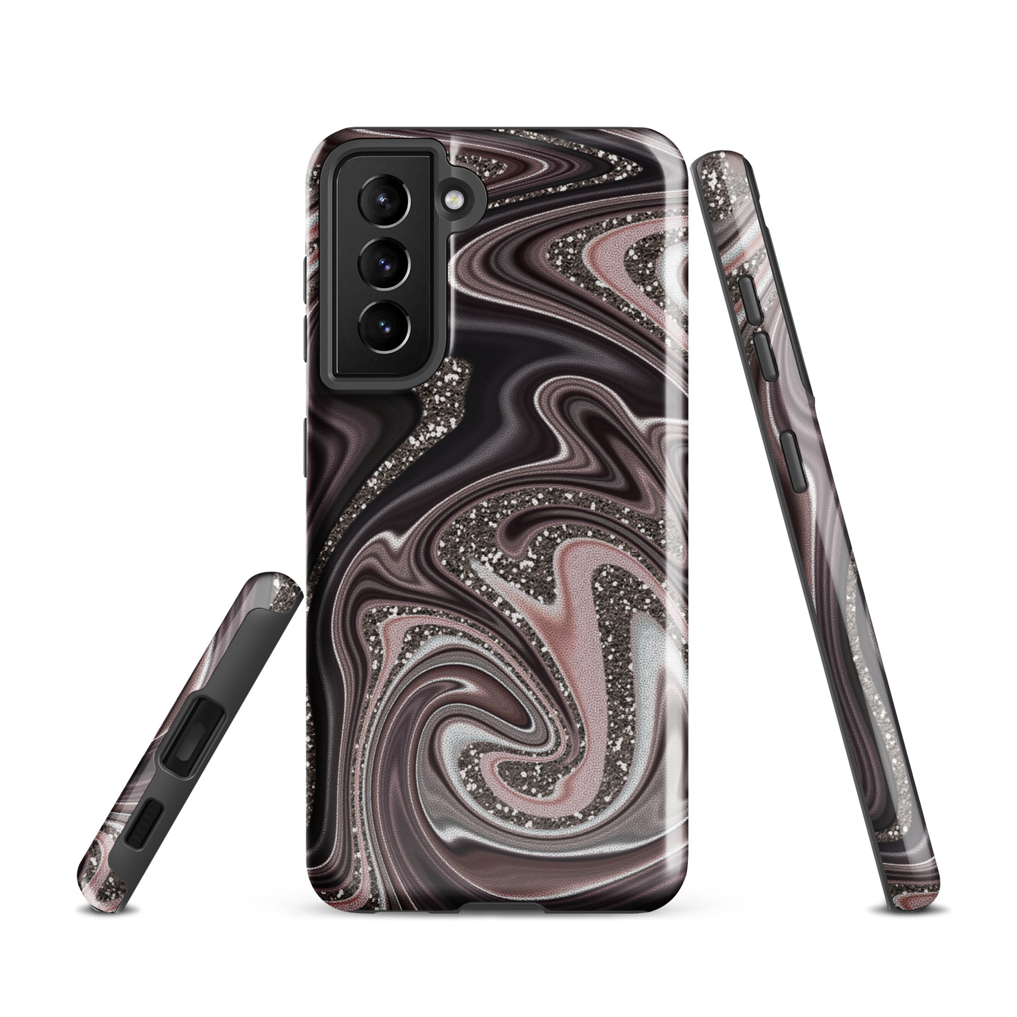 Tough case for Samsung®- Abstract Leather