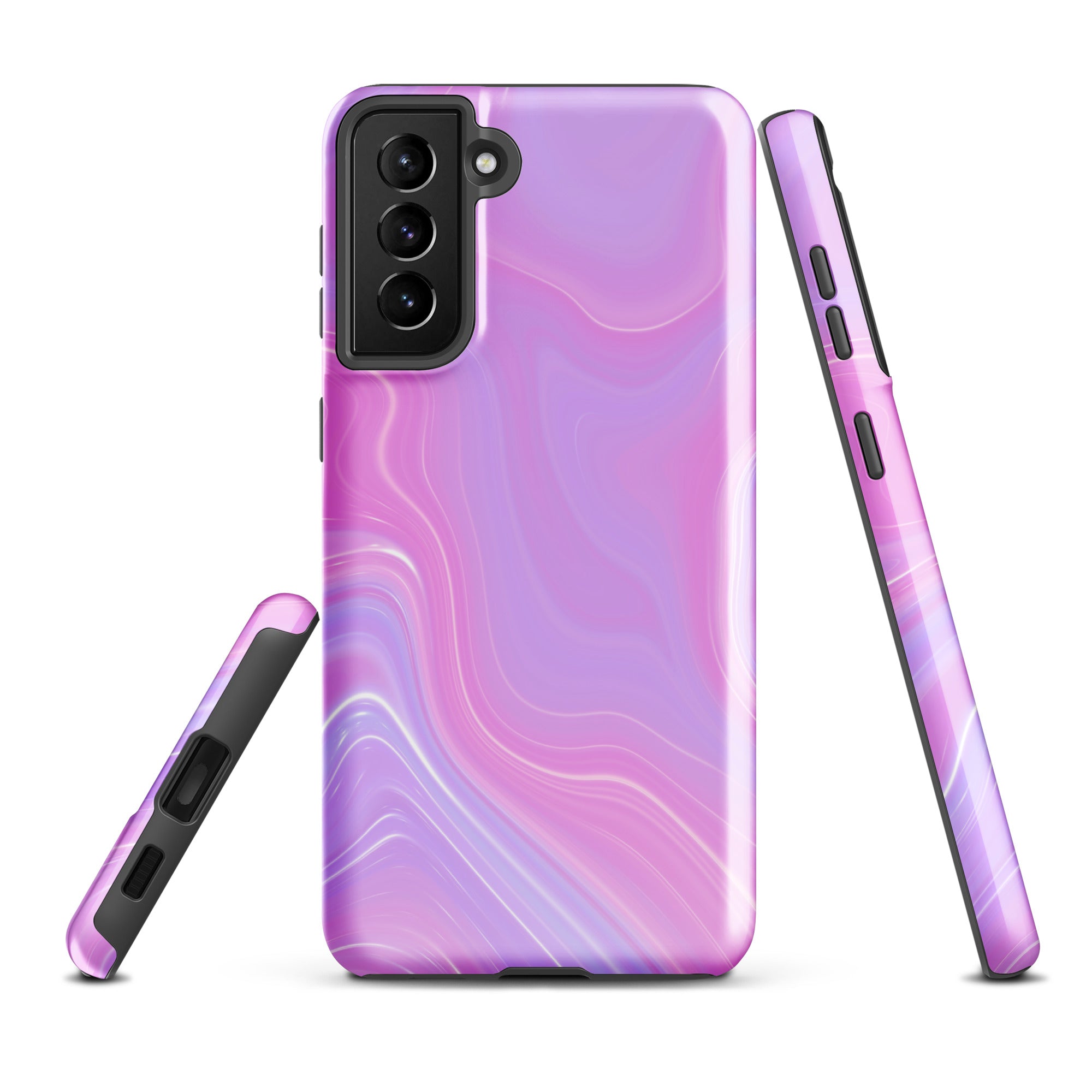 Tough case for Samsung®- Marble Pink