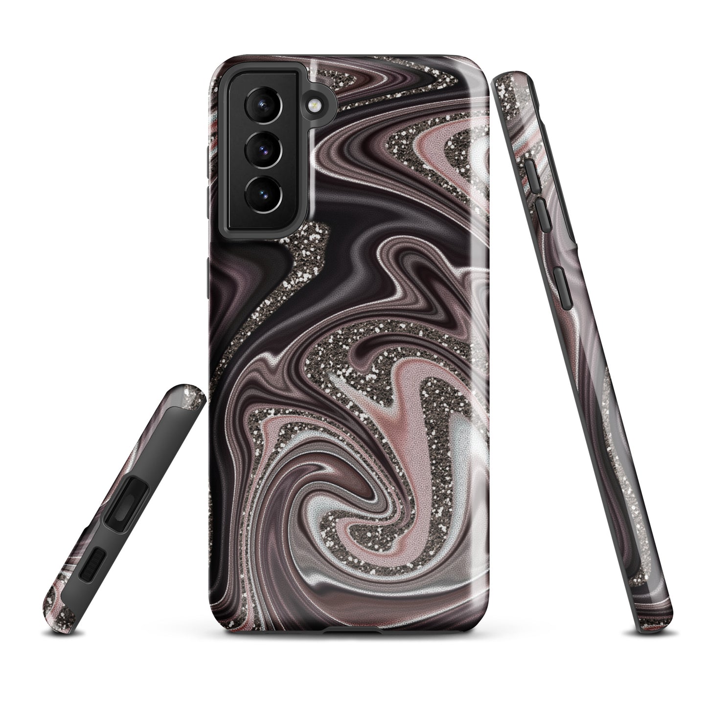 Tough case for Samsung®- Abstract Leather