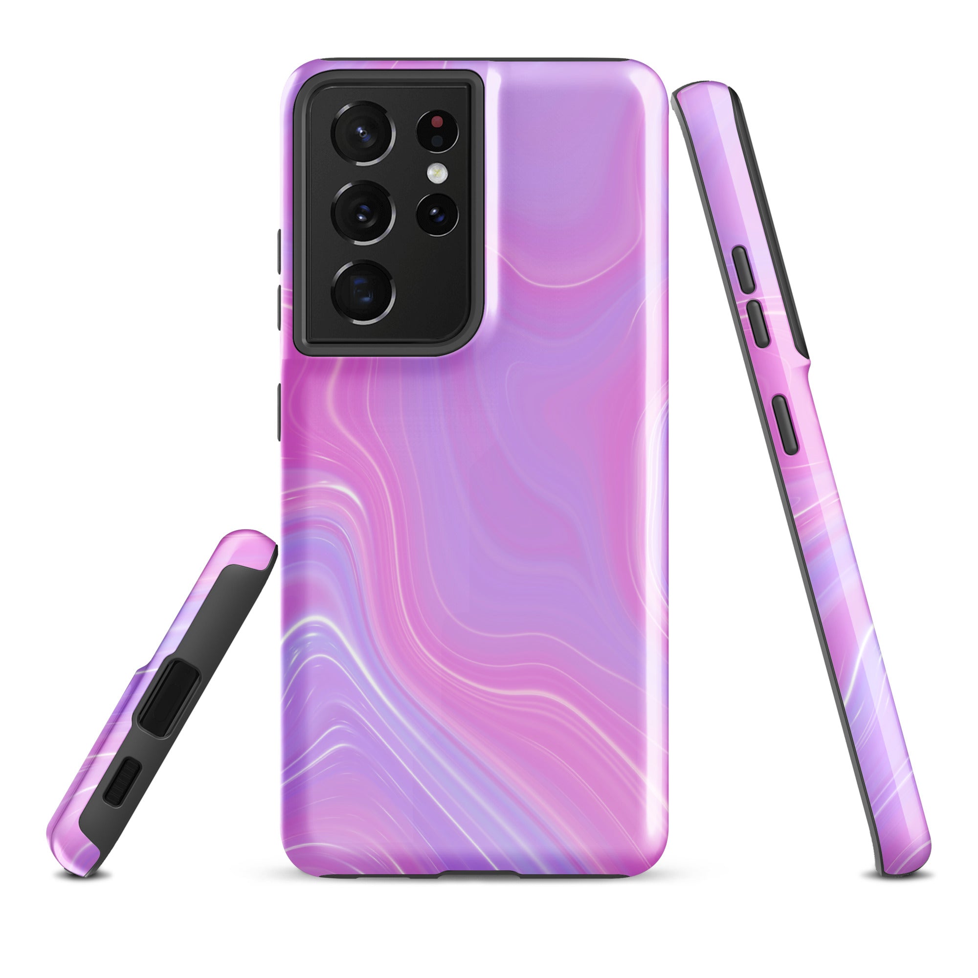 Tough case for Samsung®- Marble Pink