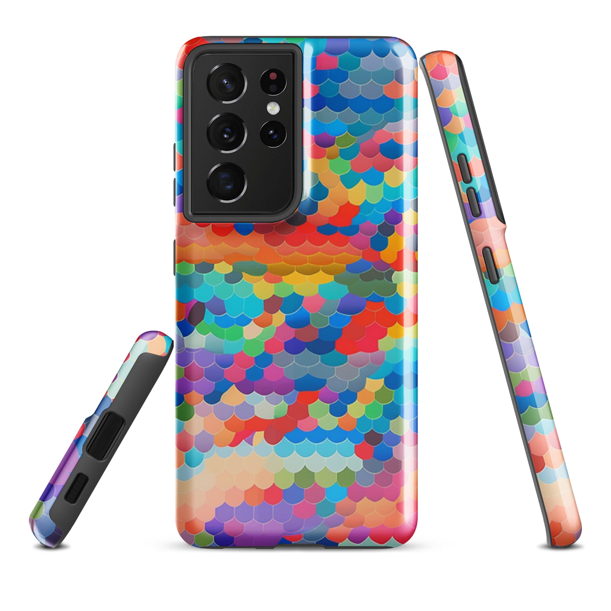 Tough case for Samsung®- Rainbow Cloud Pattern 01